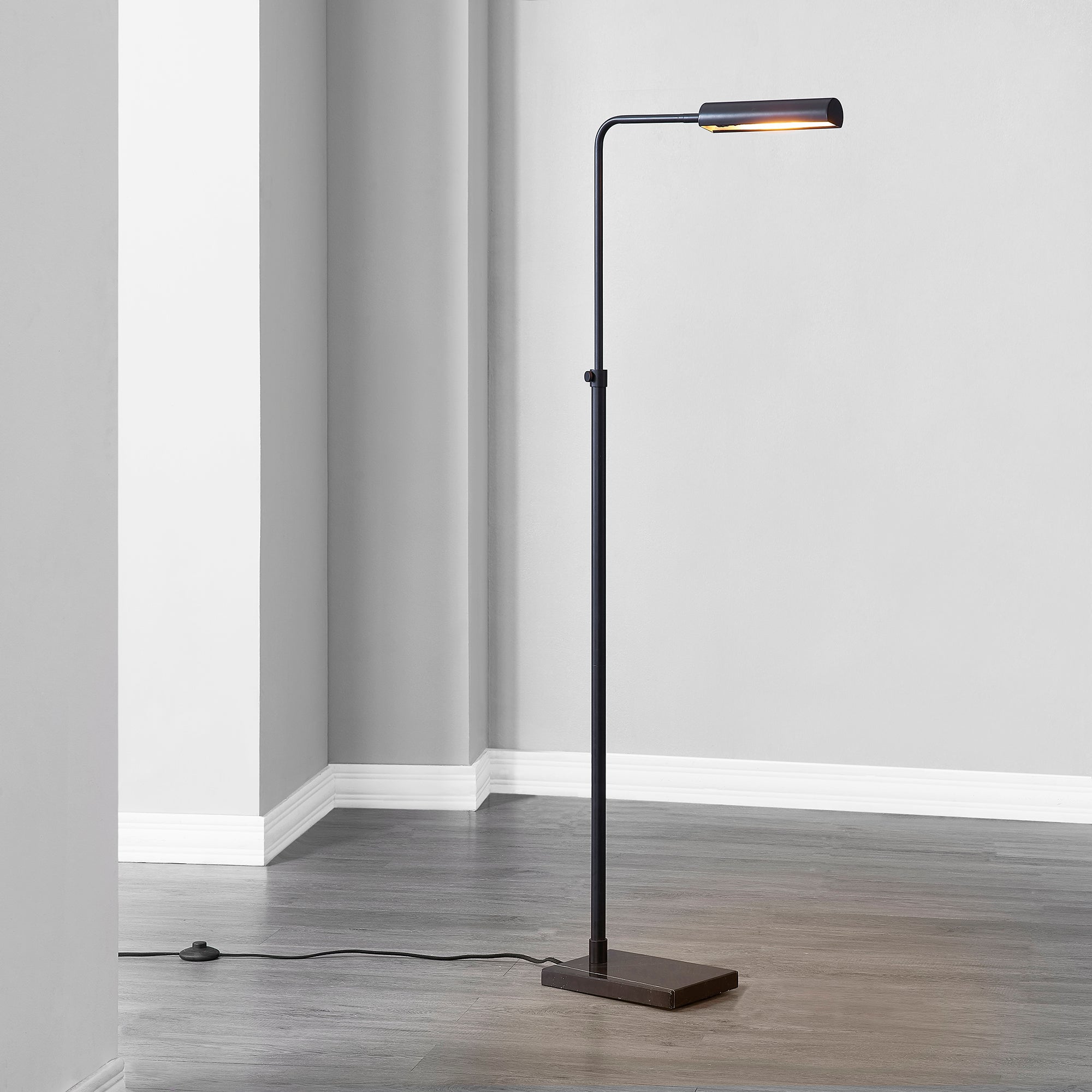 Fadia 60 ADJ." Length Floor Lamp, Matte Black - Additional Image 6 - LPF3138
