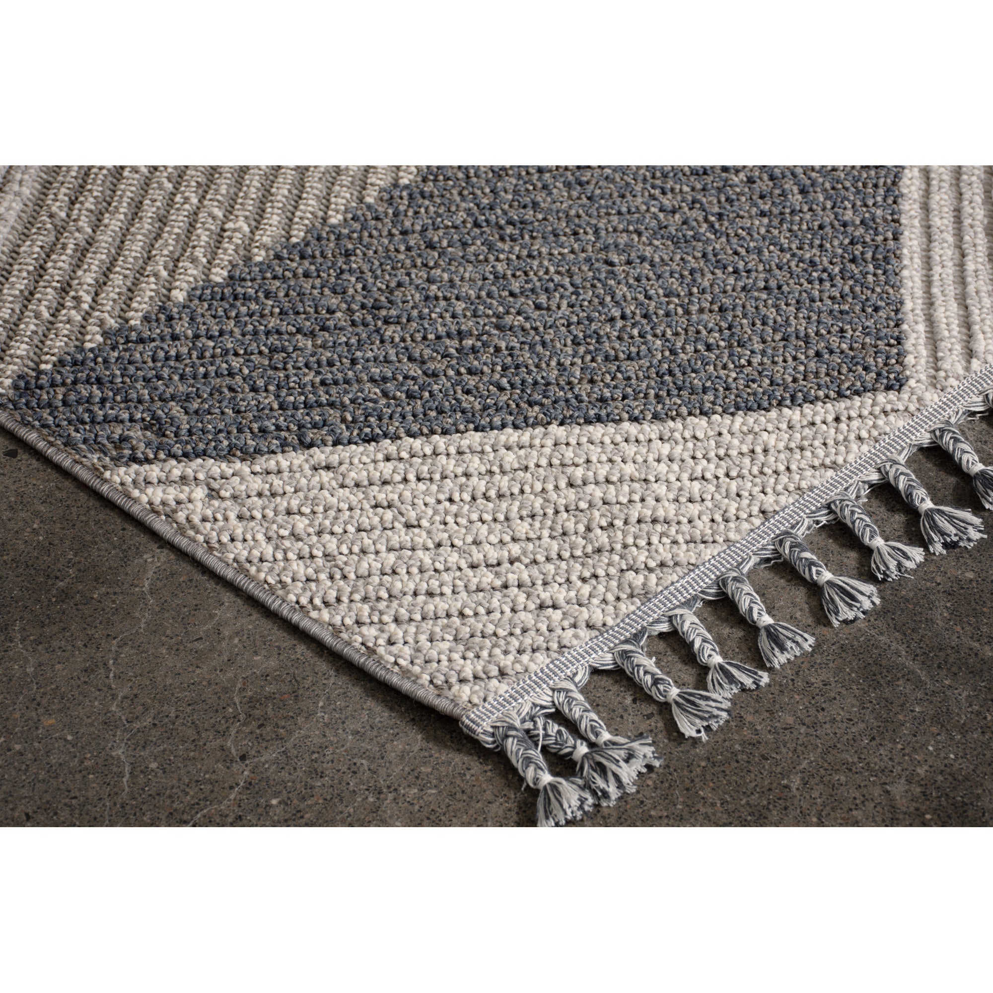 Ambrose 7'10 x 10'2 Power loomed Indoor Rug, Grey - Additional Image 1 - RAMB-10190-810