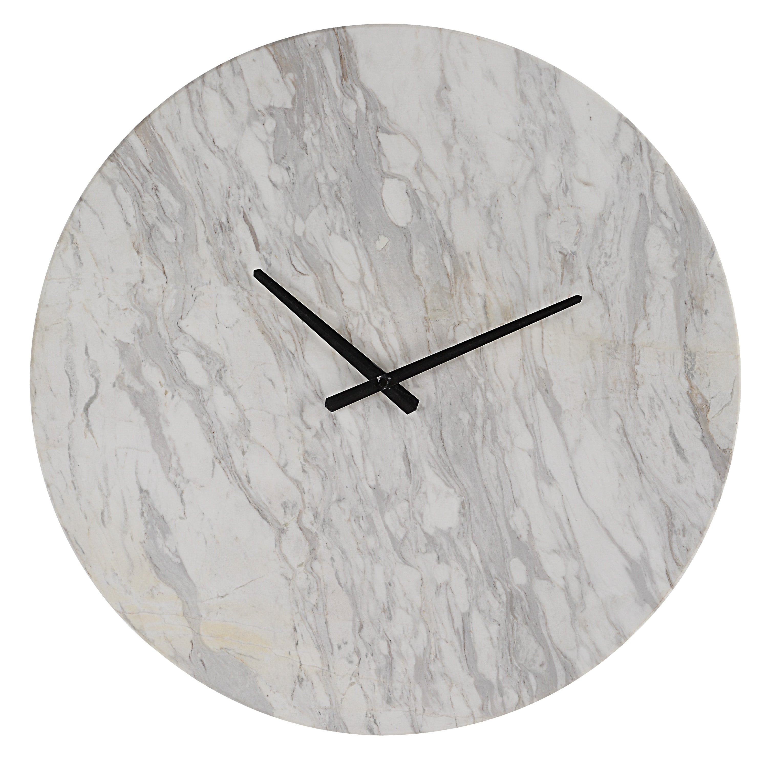 Dayton Wall Clock, Honed White - Main Image - CL259