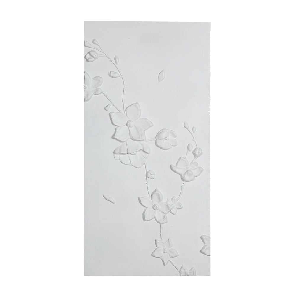 Beaudelaire 20" Wide Wall Decor, Matte White - Additional Image 8 - W6748