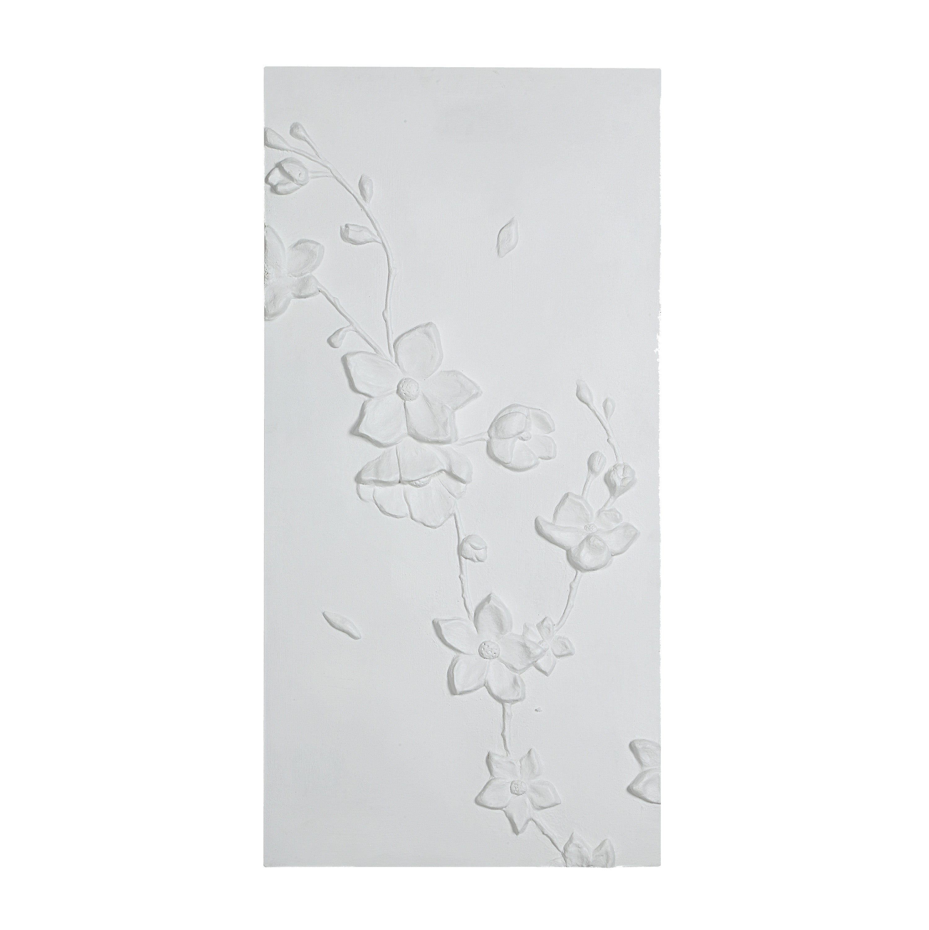 Beaudelaire 20" Wide Wall Decor, Matte White - Additional Image 8 - W6748