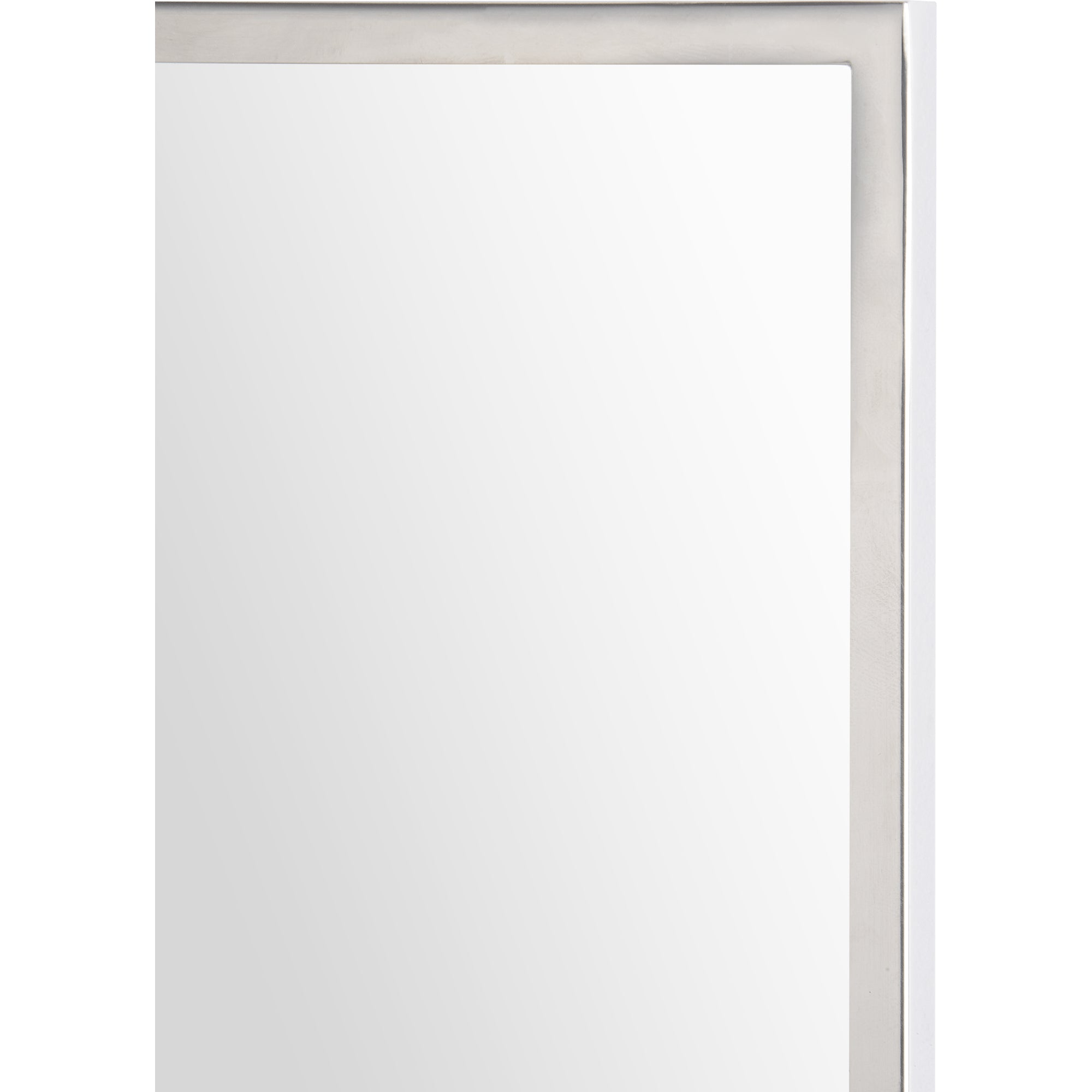 Carmelle 40" Tall Rectangle Wall Mirror, Grey - Detail Image - MT2346