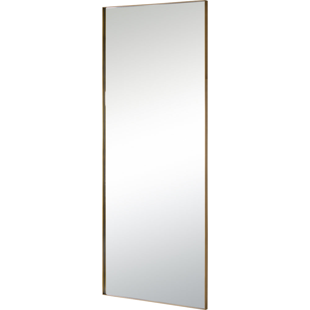 Northern 72" Tall Rectangle Wall Mirror, Yellow - Angle Image - MT2358