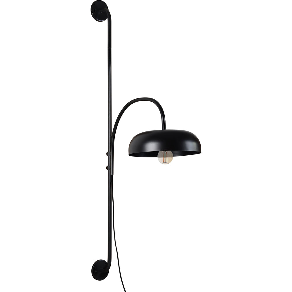 Draco 54.5" Length Wall Sconce, Black - Main Image - WS066