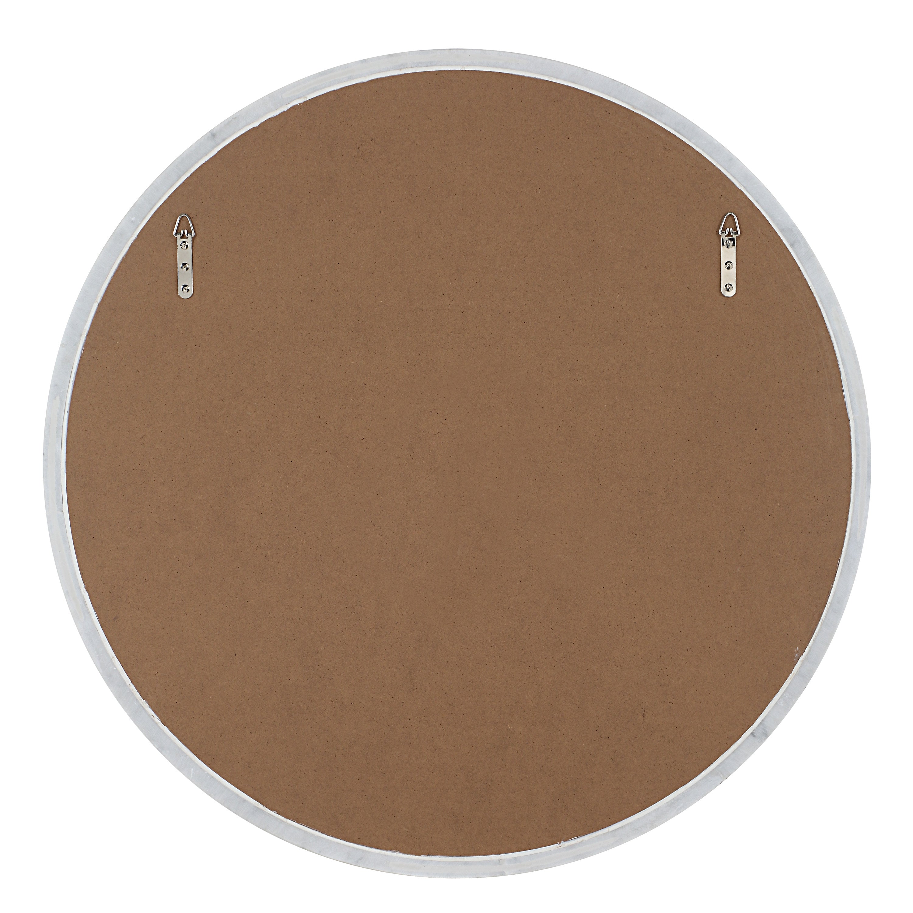 Cento 36" H x 36" W Wall Mirror, White - Backing Image - MT2759