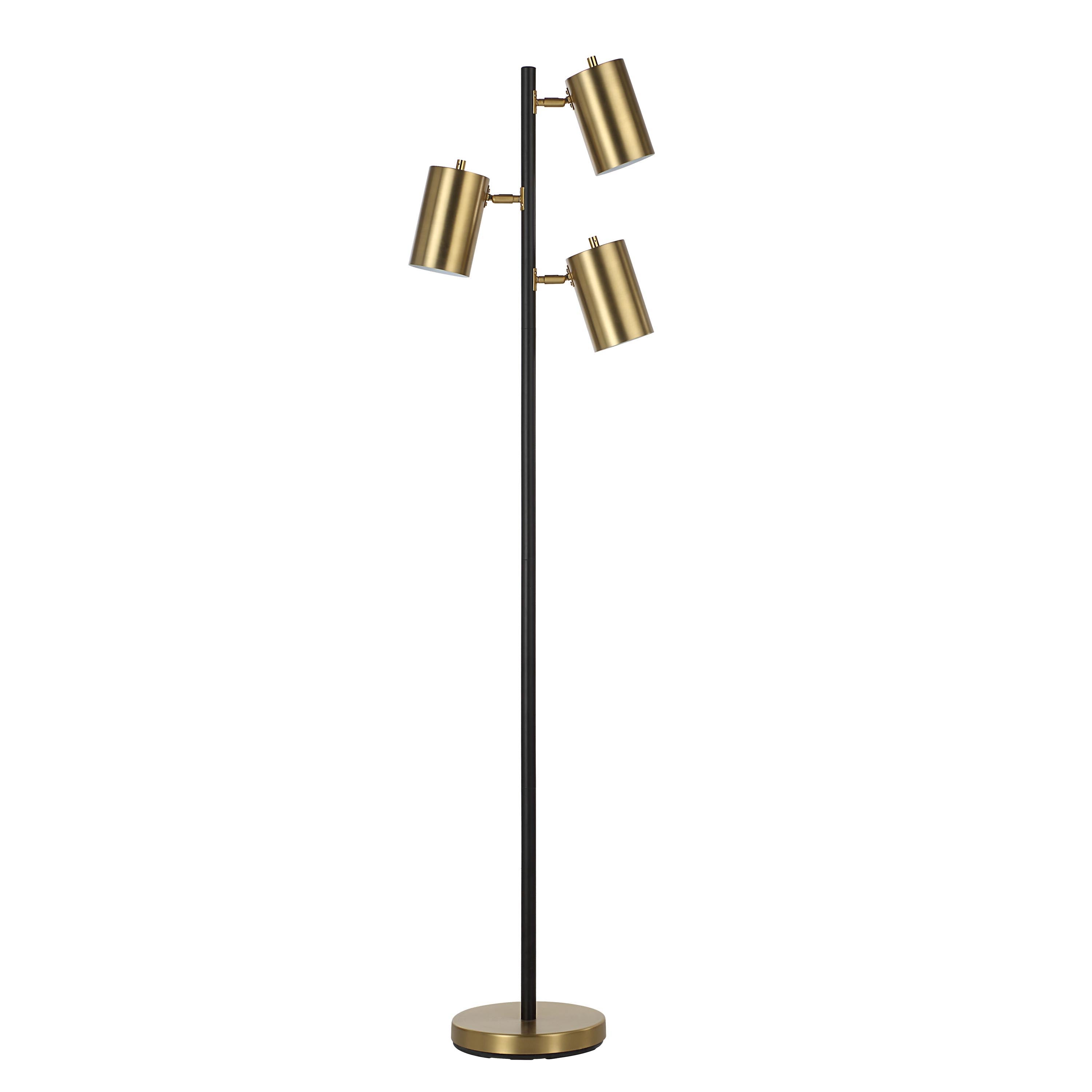 Mosaic 63.5" Height Floor Lamp, Yellow - Main Image - LPF3171