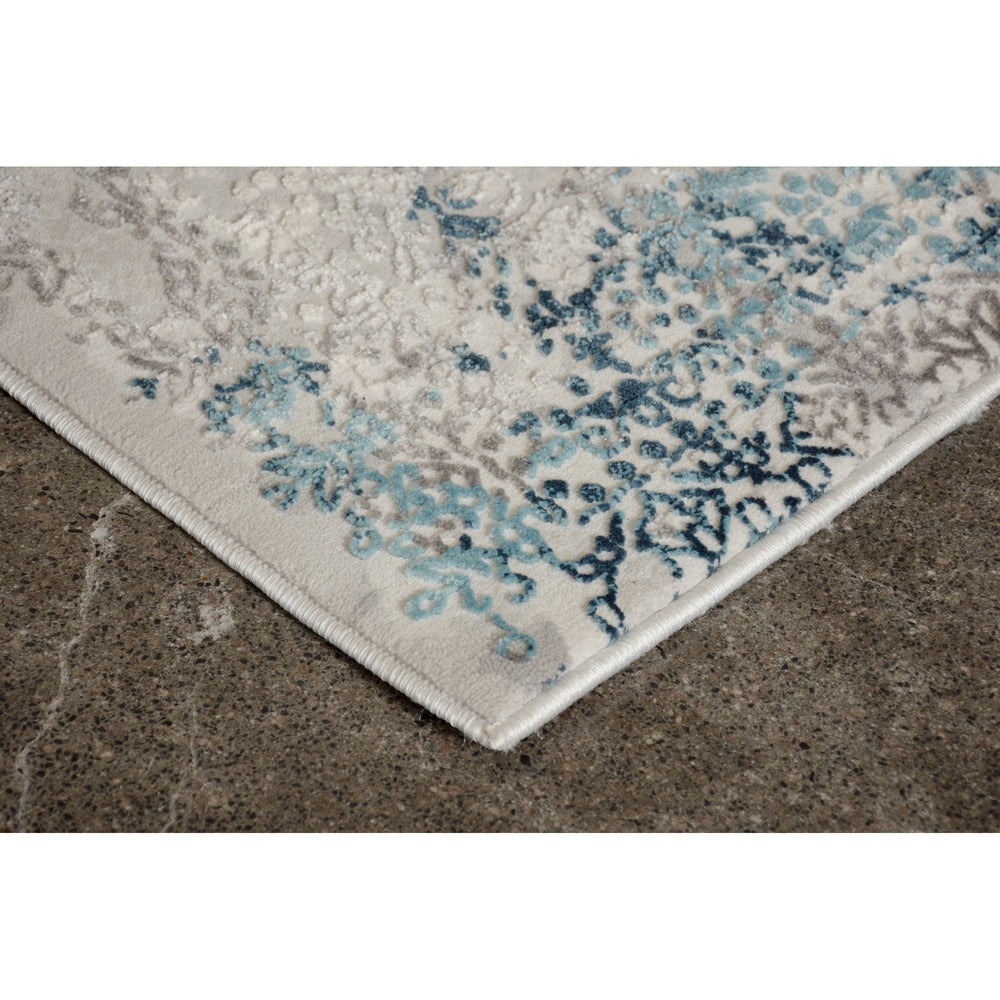 Ariella 3x5 Power loomed Indoor Rug, Blue - Additional Image 1 - RARI-18612-35