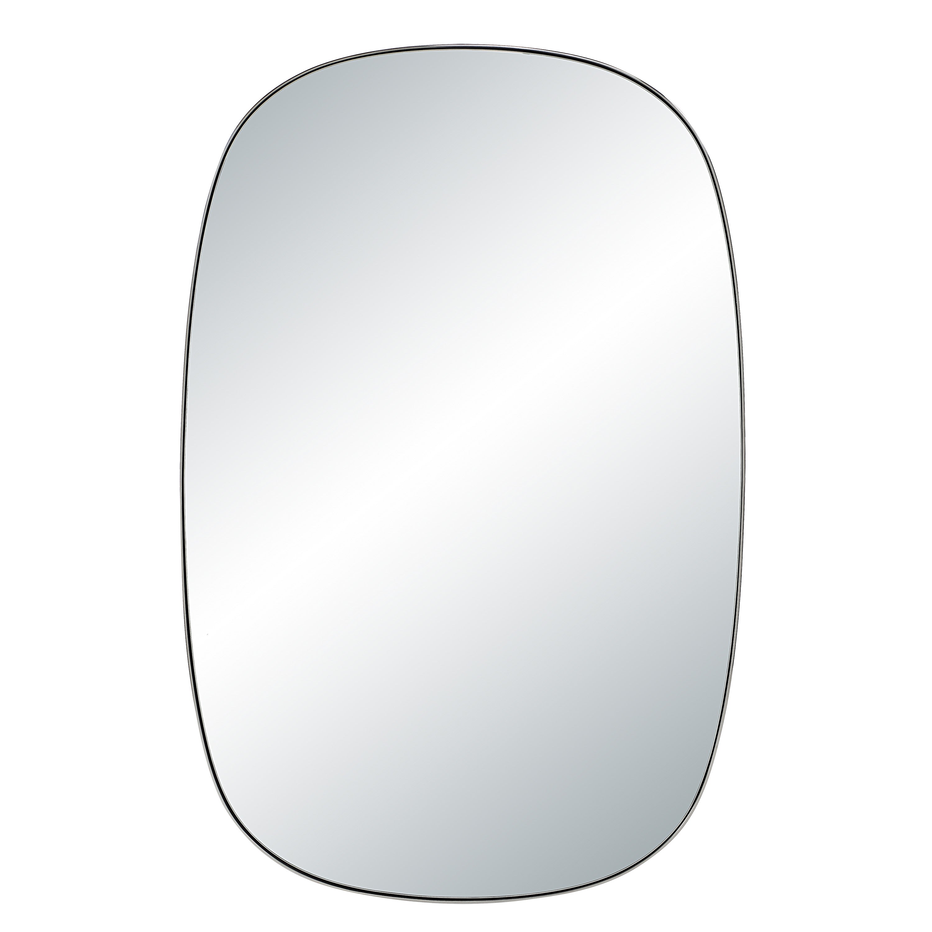 Talco 36" H x 24" W Wall Mirror, Silver - Main Image - MT2733