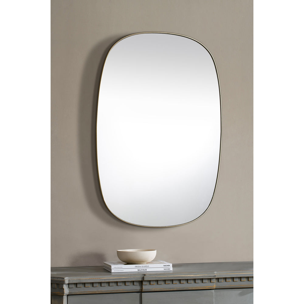 Gallegos 36" Tall Rectangle Wall Mirror, Yellow - Lifestyle Image - MT2523
