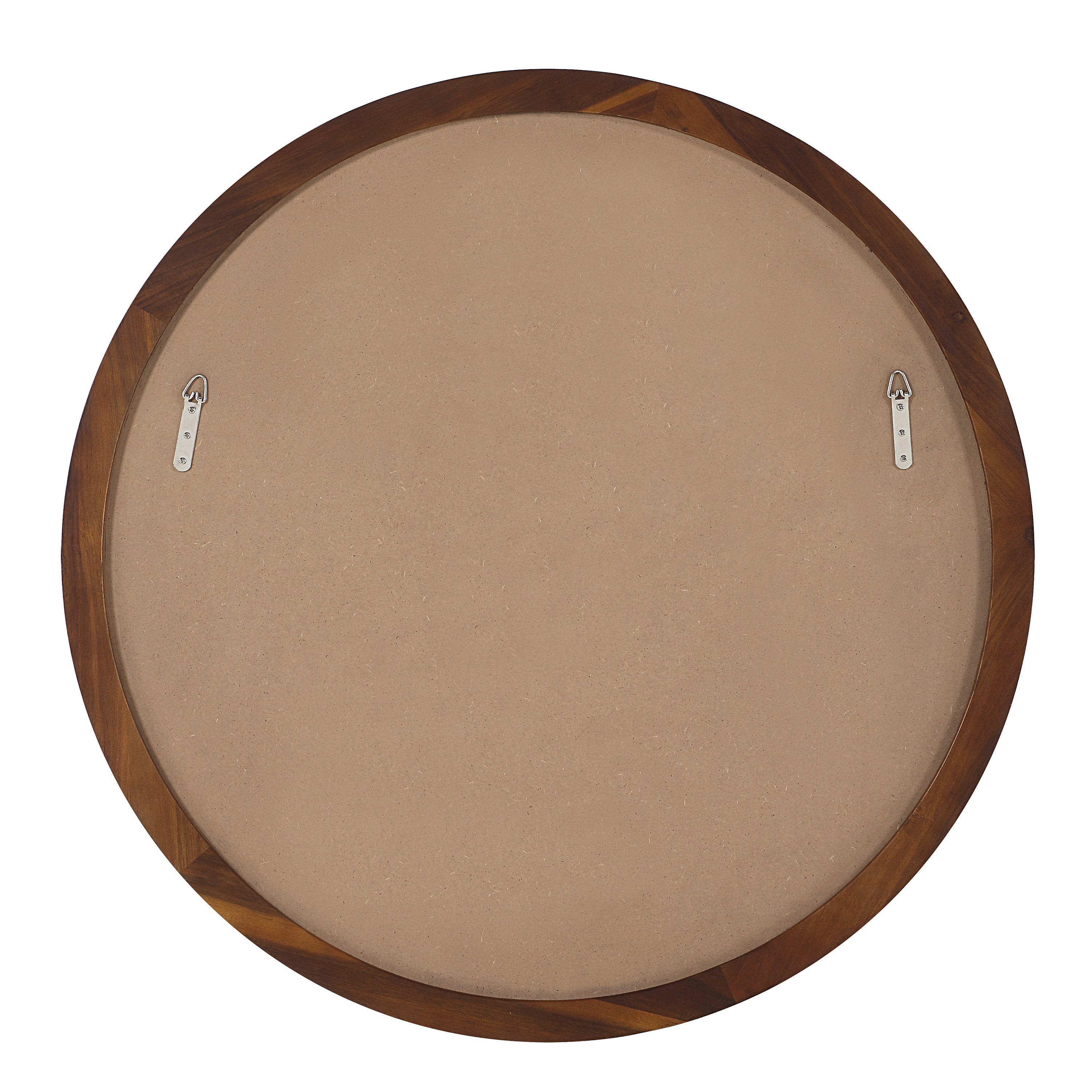 Cabiria 36" H x 36" W Wall Mirror, Brown - Backing Image - MT2745