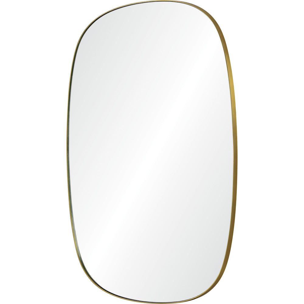 Gallegos 36" Tall Rectangle Wall Mirror, Yellow - Angle Image - MT2523
