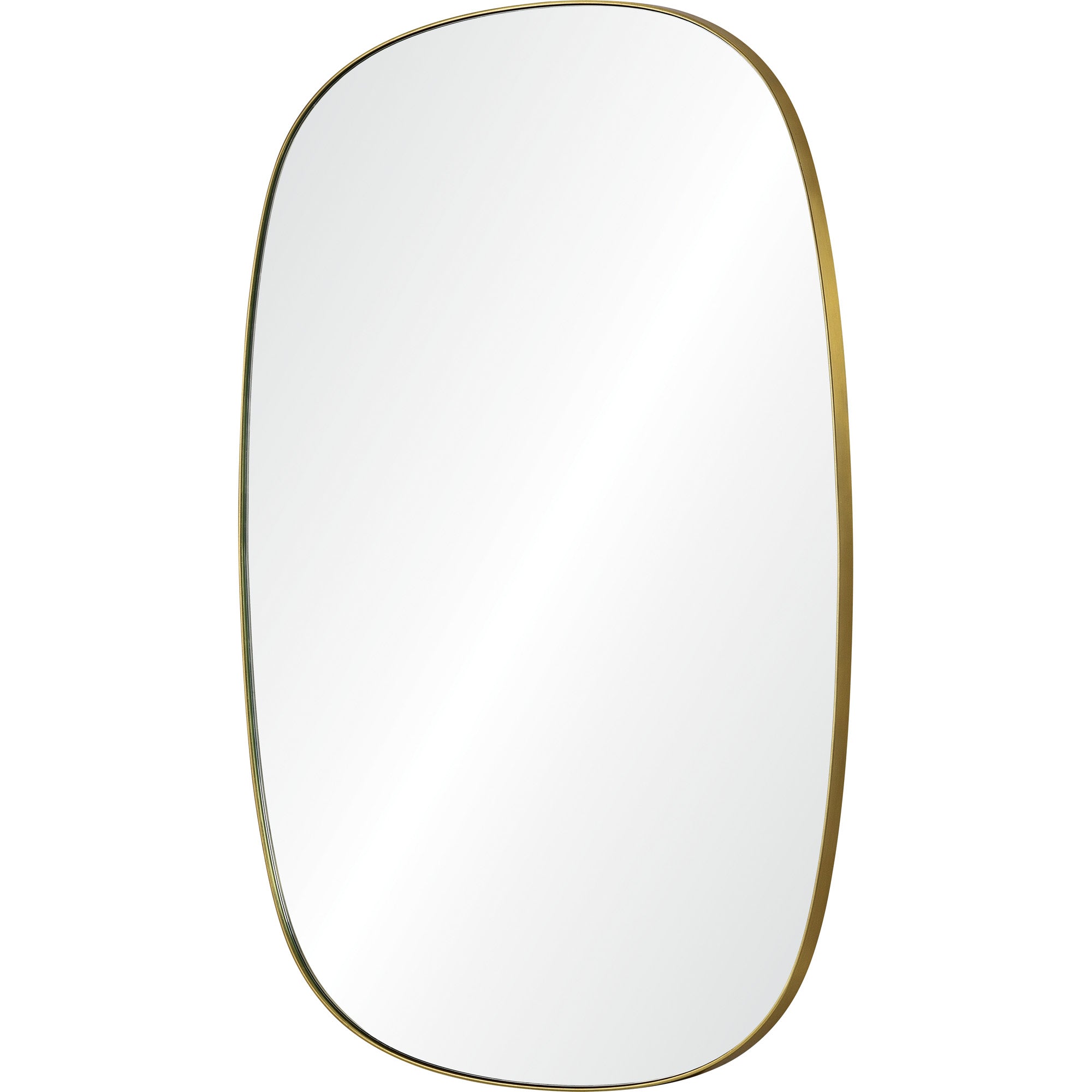 Gallegos 36" Tall Rectangle Wall Mirror, Yellow - Angle Image - MT2523