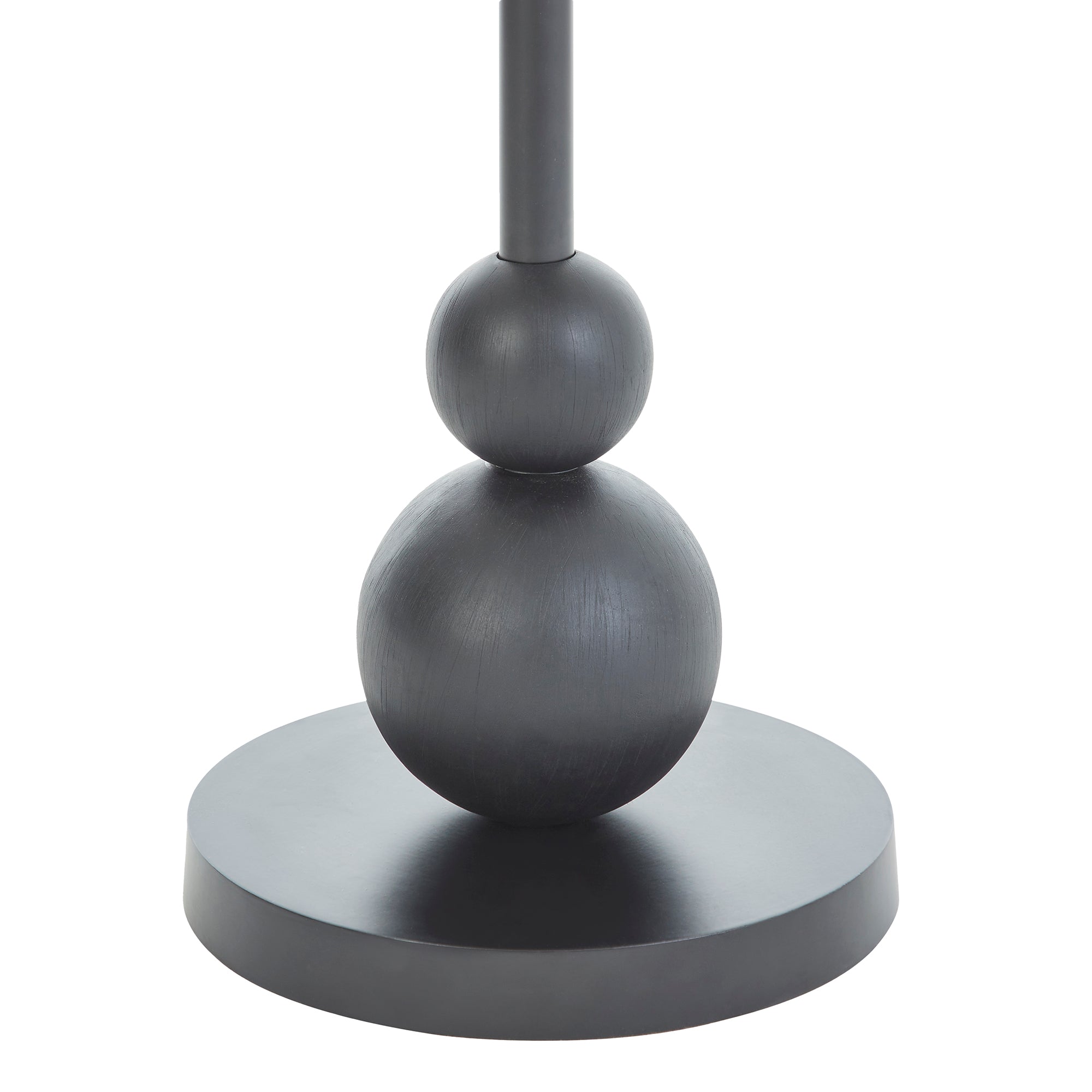 Corrine Indoor Aluminum Table, Matte Black - Additional Image 2 - TA466