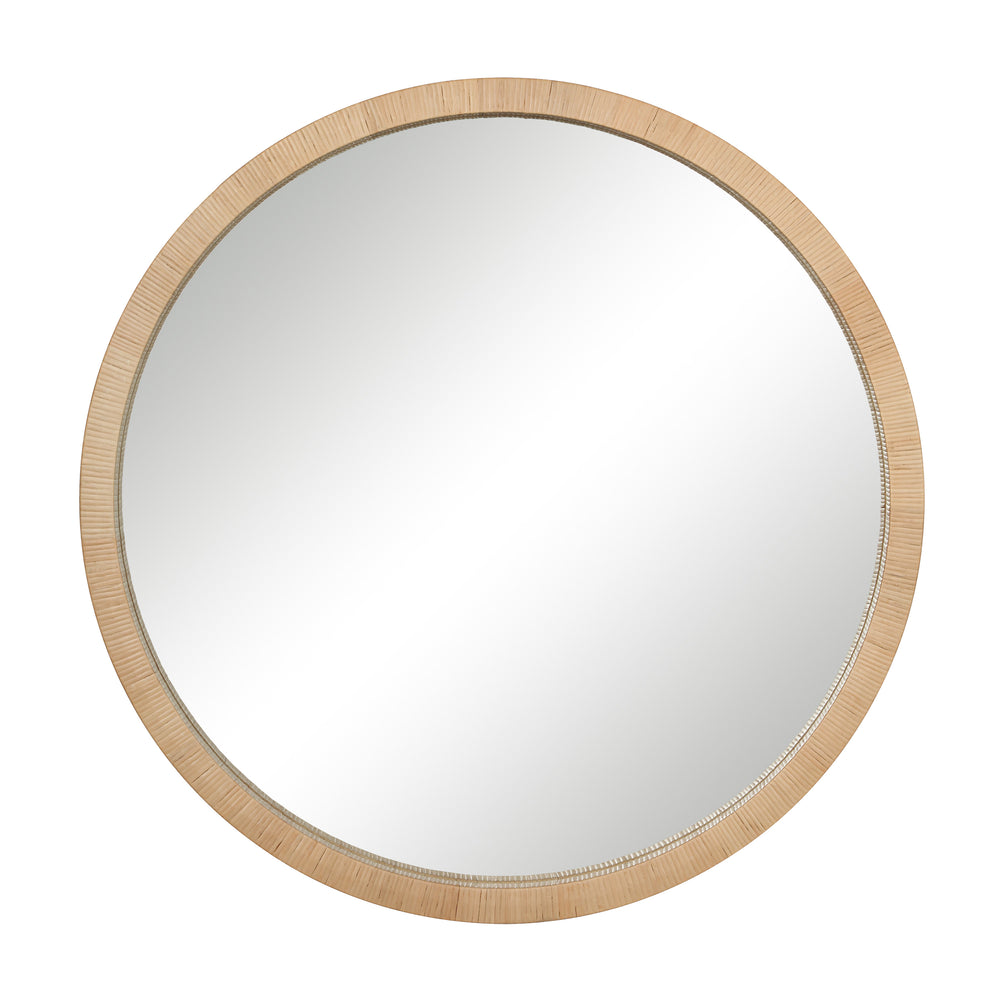 Rita 48" H x 48" W Wall Mirror, Brown - Main Image - MT2661