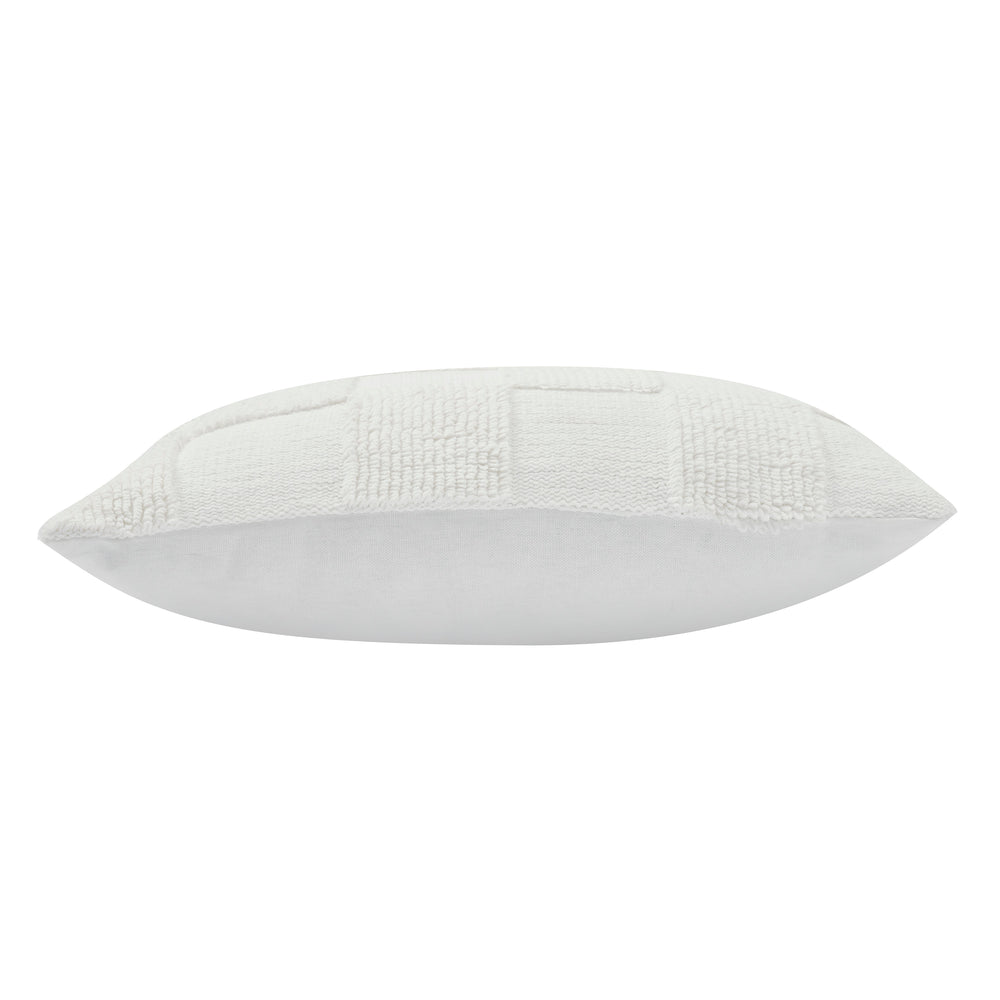 Terrah 20X20 Indoor Pillow, Ivory - Angle Image - PWFL1451