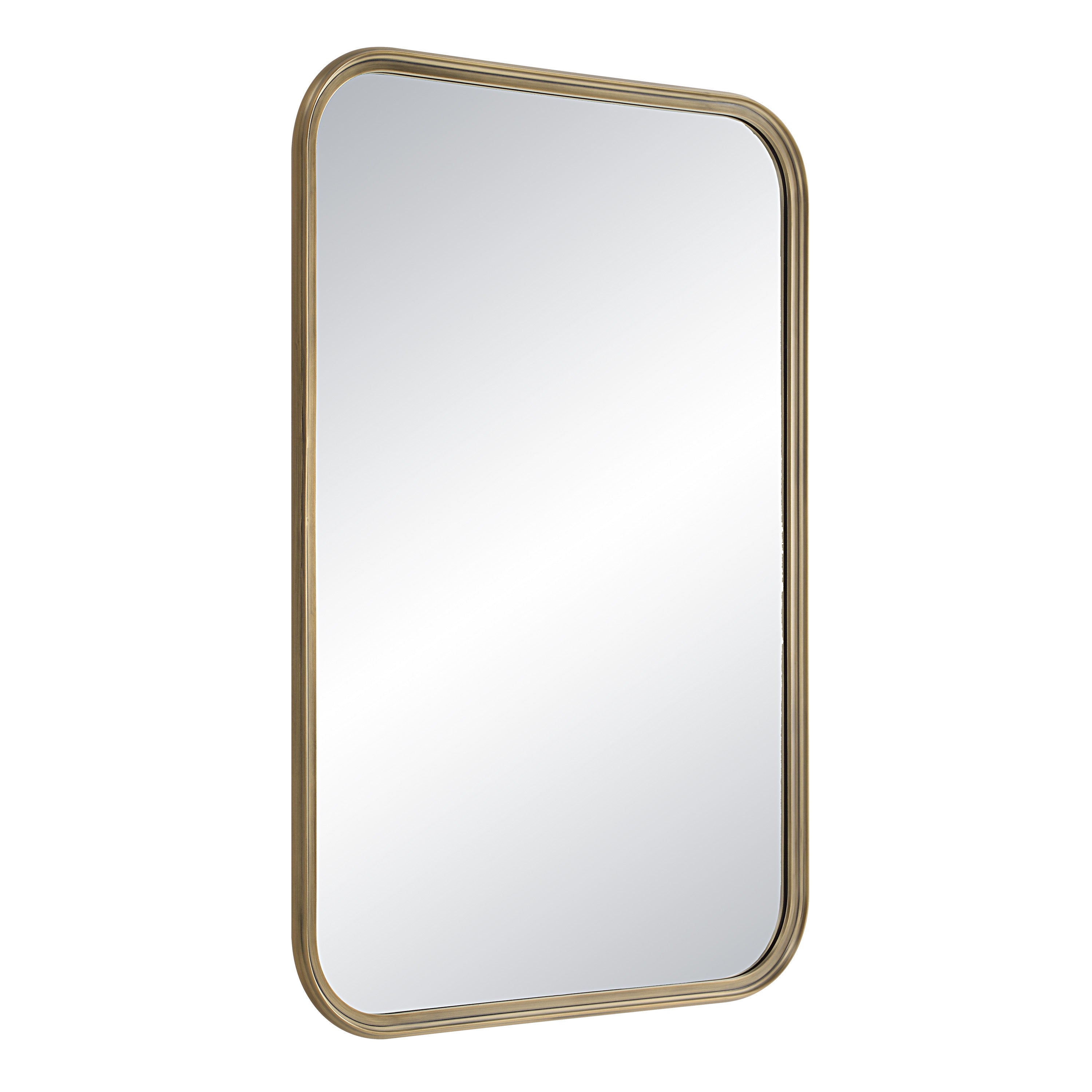 Jyn 36" Tall Rectangle Wall Mirror, Yellow - Angle Image - MT2666