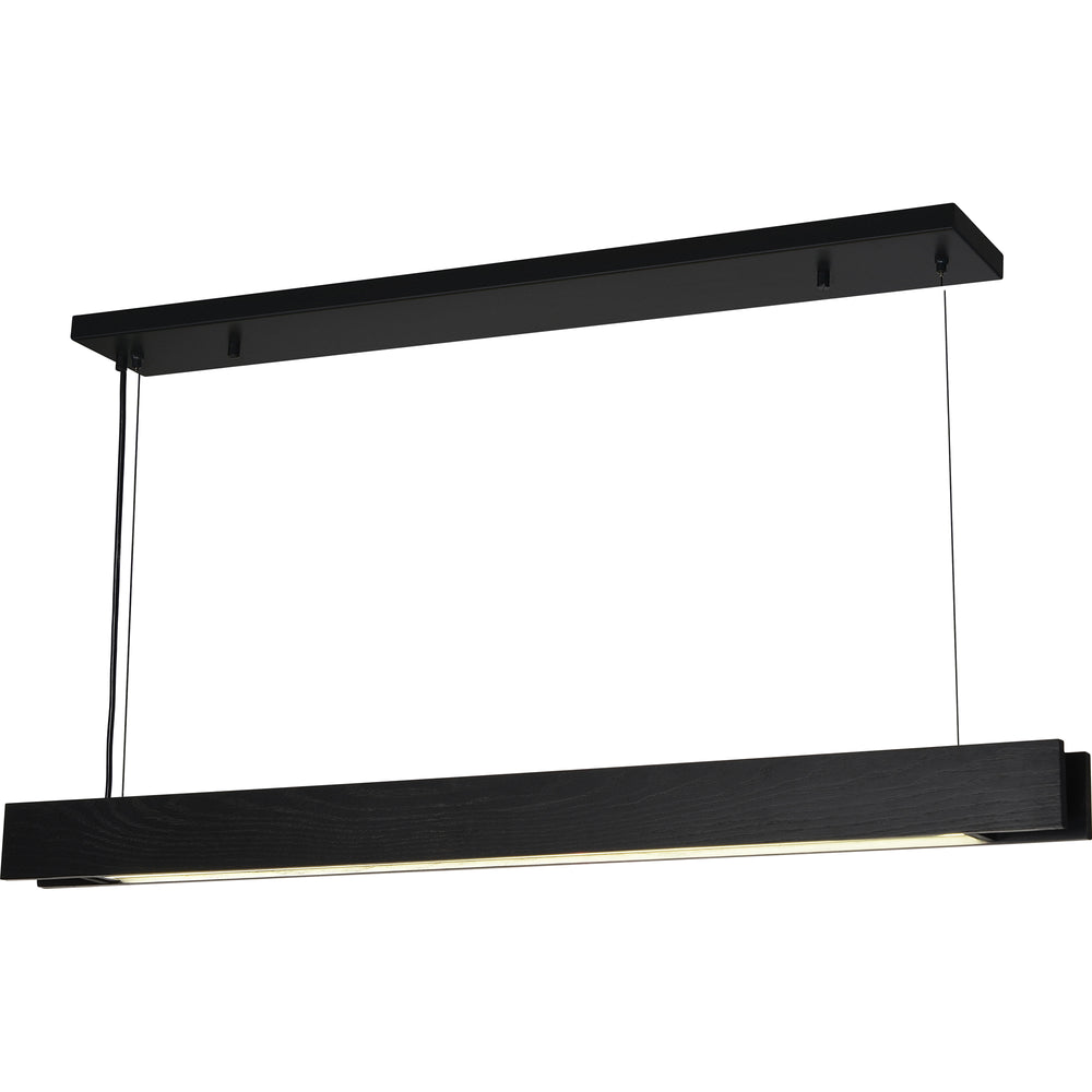 Taya 3" Length Ceiling Fixture, Matte Black - Angle Image - LPC4412