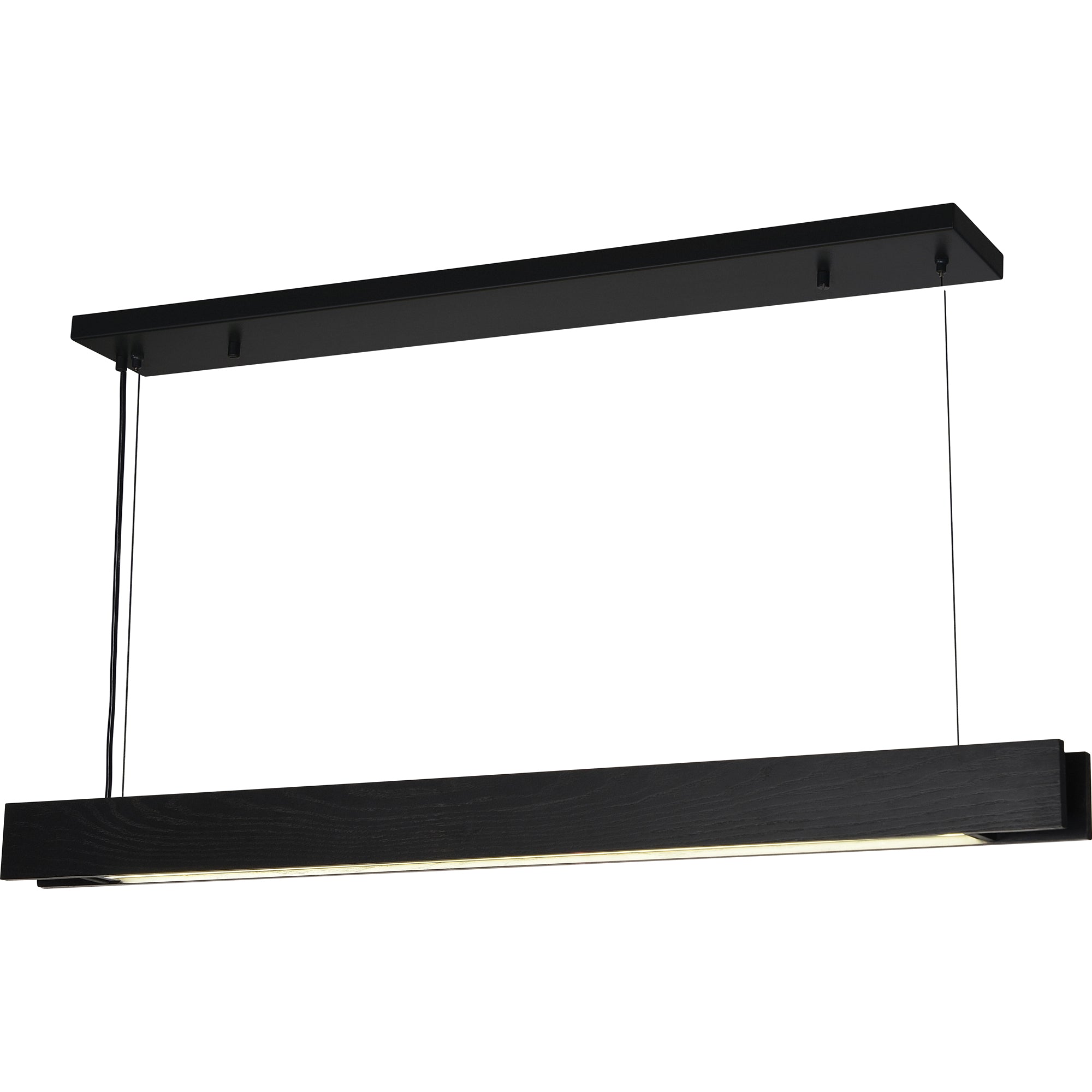 Taya 3" Length Ceiling Fixture, Matte Black - Angle Image - LPC4412