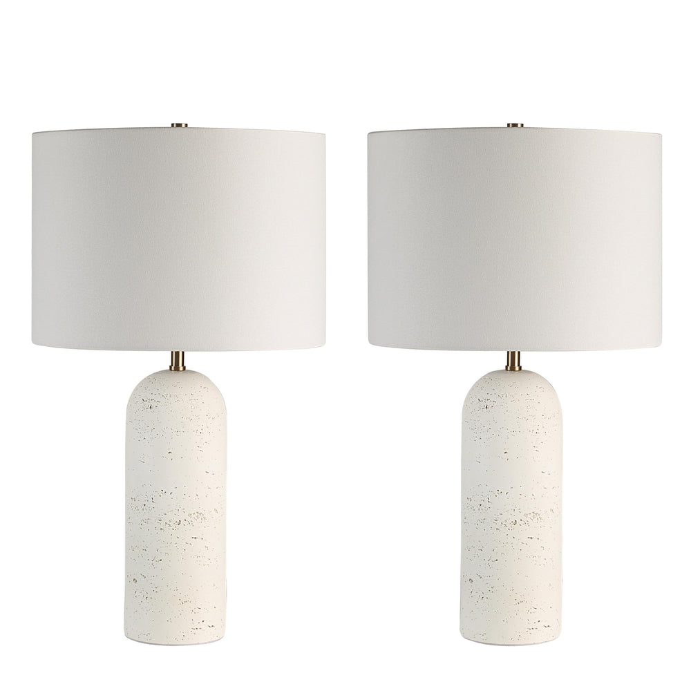 Dorato 24.75" Height Table Lamp, White - Main Image - LPT1291-SET2