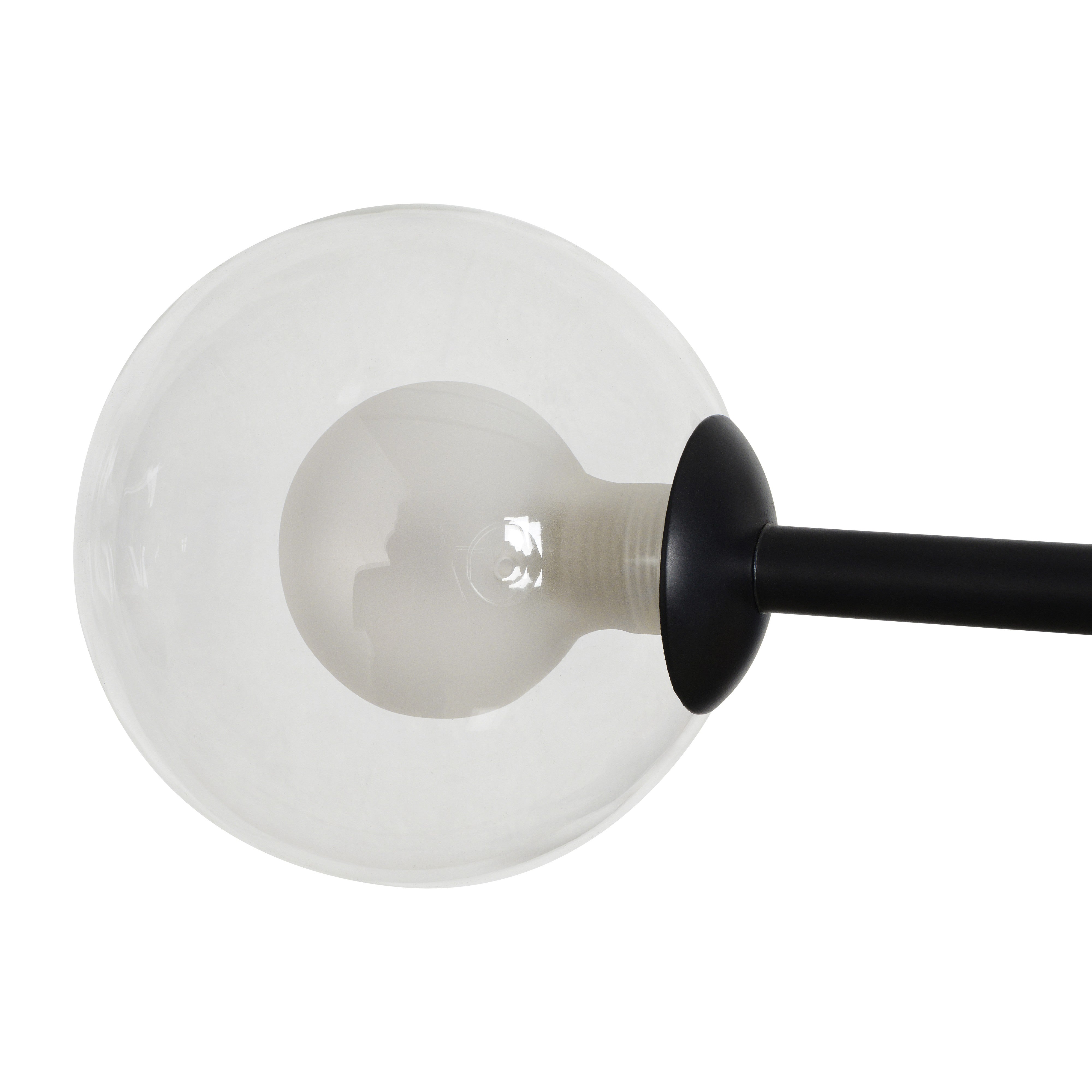 Endah 4.75" Length Ceiling Fixture, Matte Black - Detail Image - LPC4442