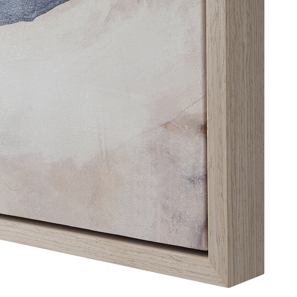 Daye 50" Wide Canvas Art with Wood Frame, Cream - Additional Image 2 - OL2147