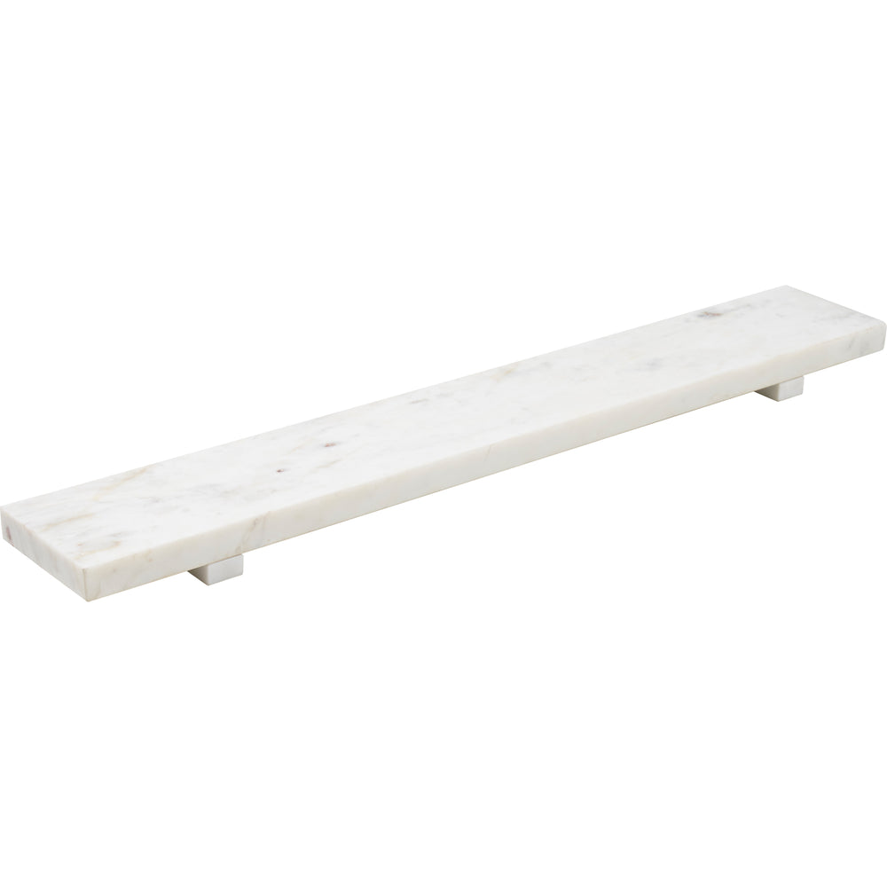 Inka Indoor Marble Tray, White - Main Image - STA775