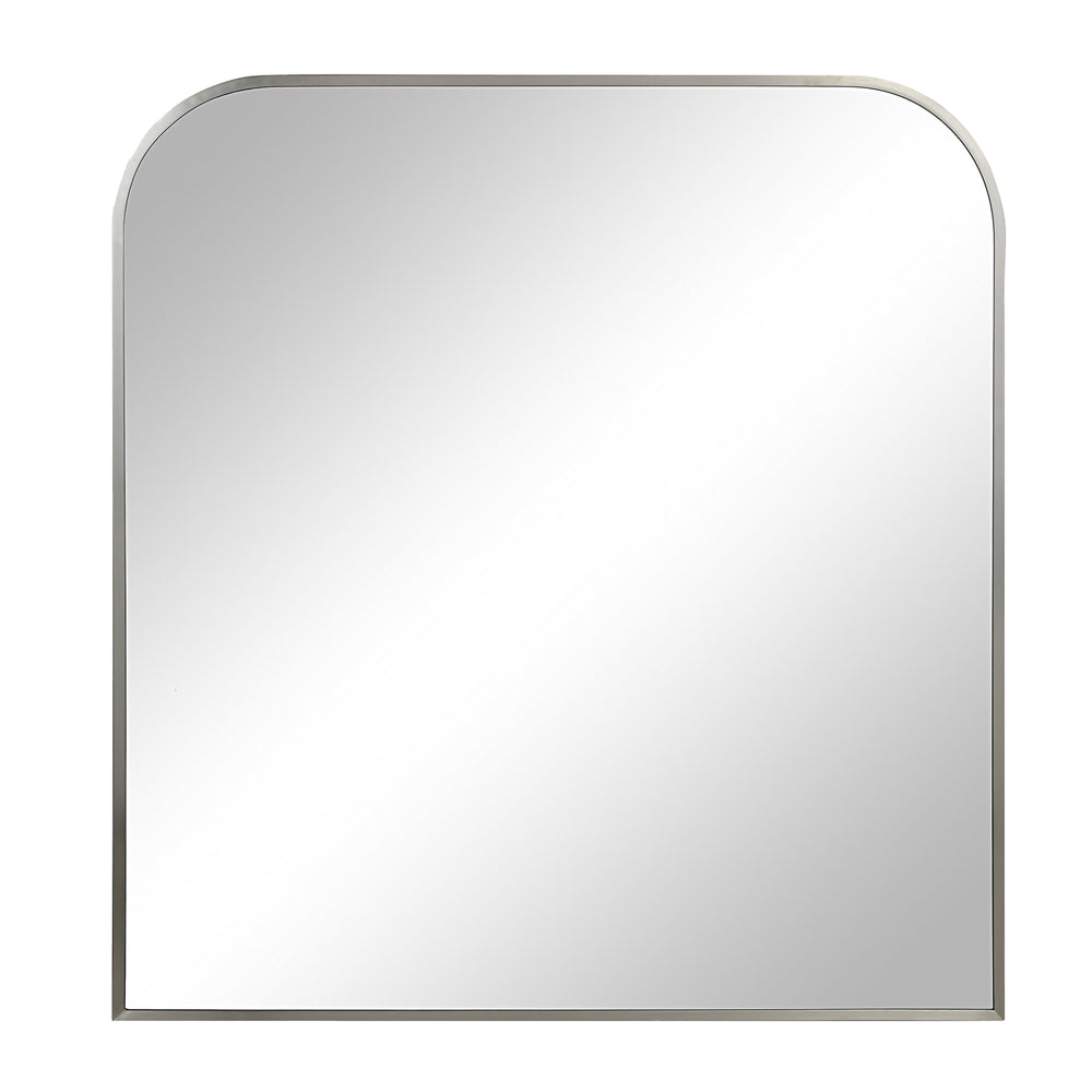 Salma 40" H x 38" W Wall Mirror, Grey - Main Image - MT2720