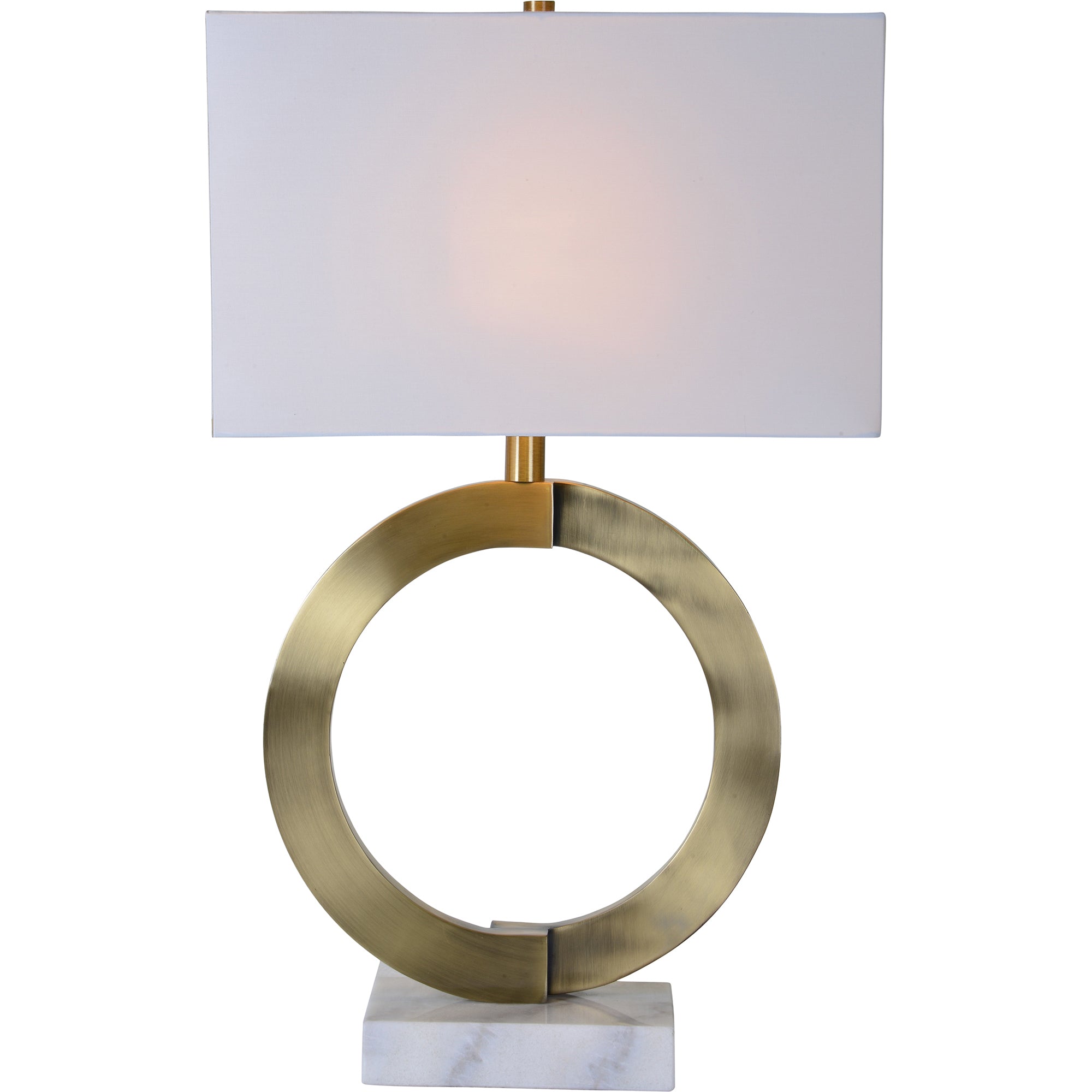 Skylar 27" Length Table Lamp, Antique Brass - Additional Image 2 - LPT931