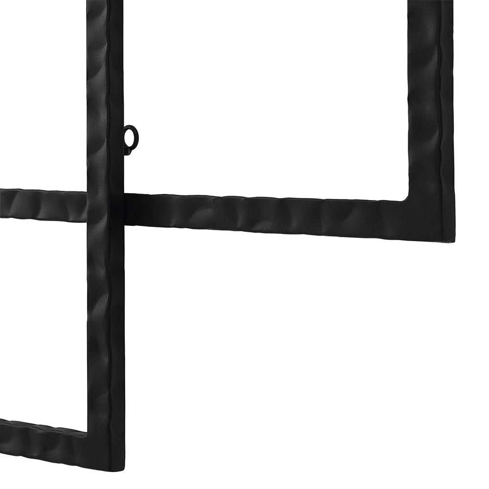 Bodkin 60" Wide Wall Decor, Black - Detail Image - W6765