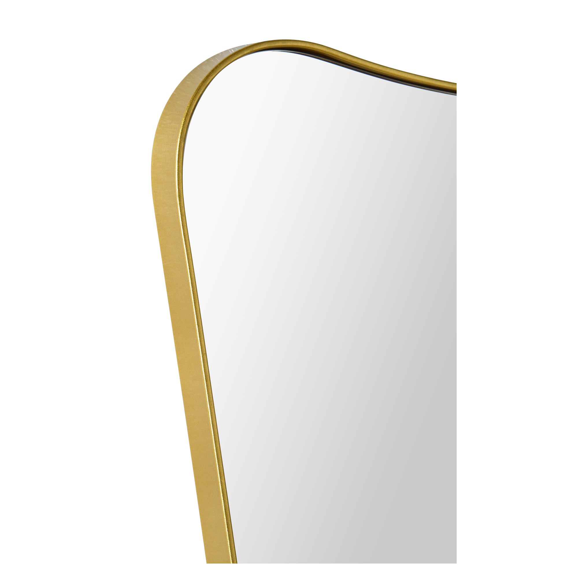 Tufa 28" Tall Rectangle Wall Mirror, Yellow - Detail Image - MT1697