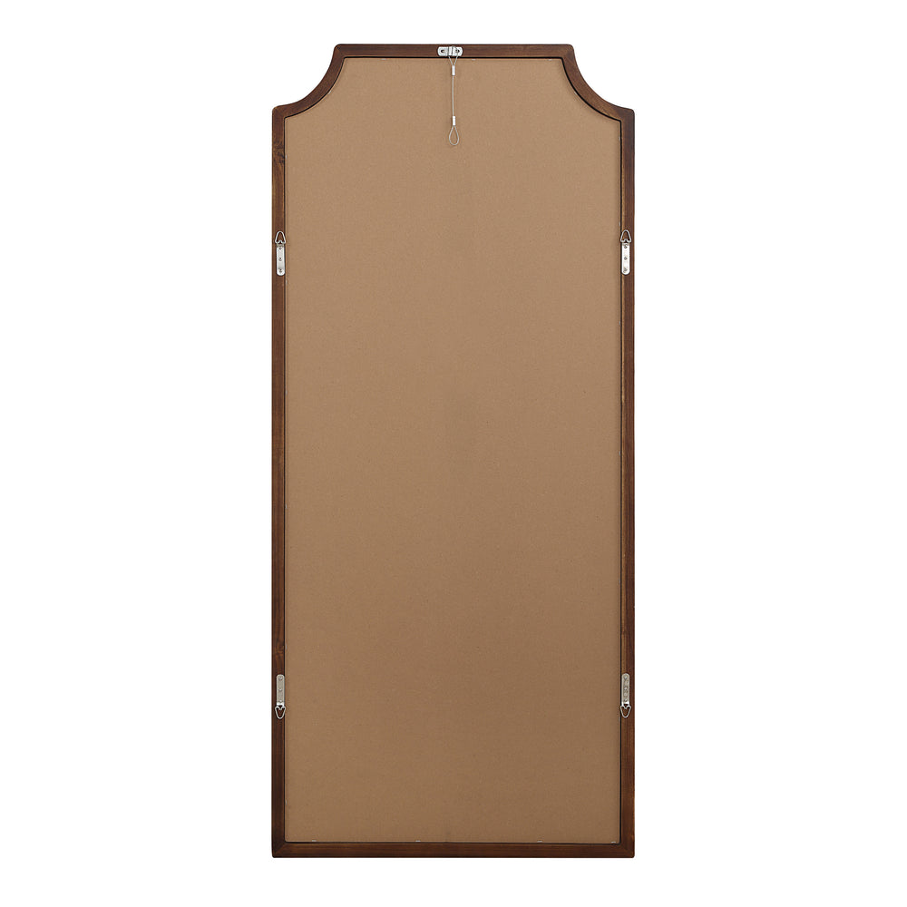 Otara 68" H x 30" W Wall Mirror, Brown - Backing Image - MT2710