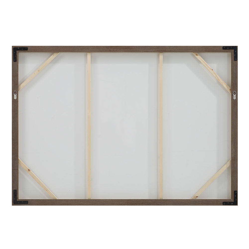 Country 60" Wide Canvas Art, White, Grey, Beige - Backing Image - OL2176