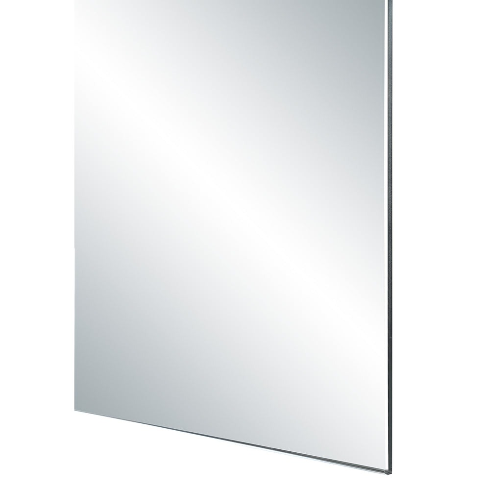 Erica 44" H x 30" W Wall Mirror, Silver - Detail Image - MT2749