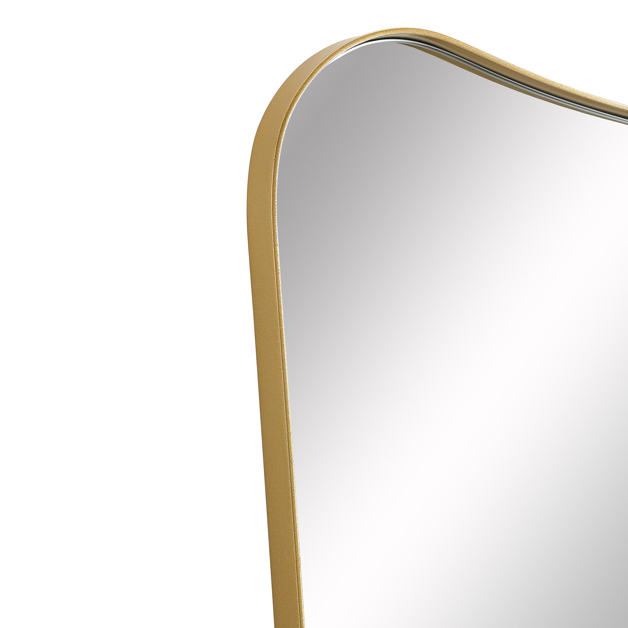 Artesia 45" Tall Rectangle Wall Mirror, Yellow - Detail Image - MT2516