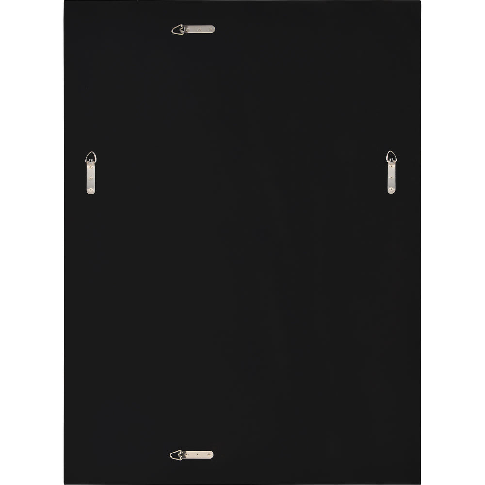 Carmelle 40" Tall Rectangle Wall Mirror, Grey - Backing Image - MT2346