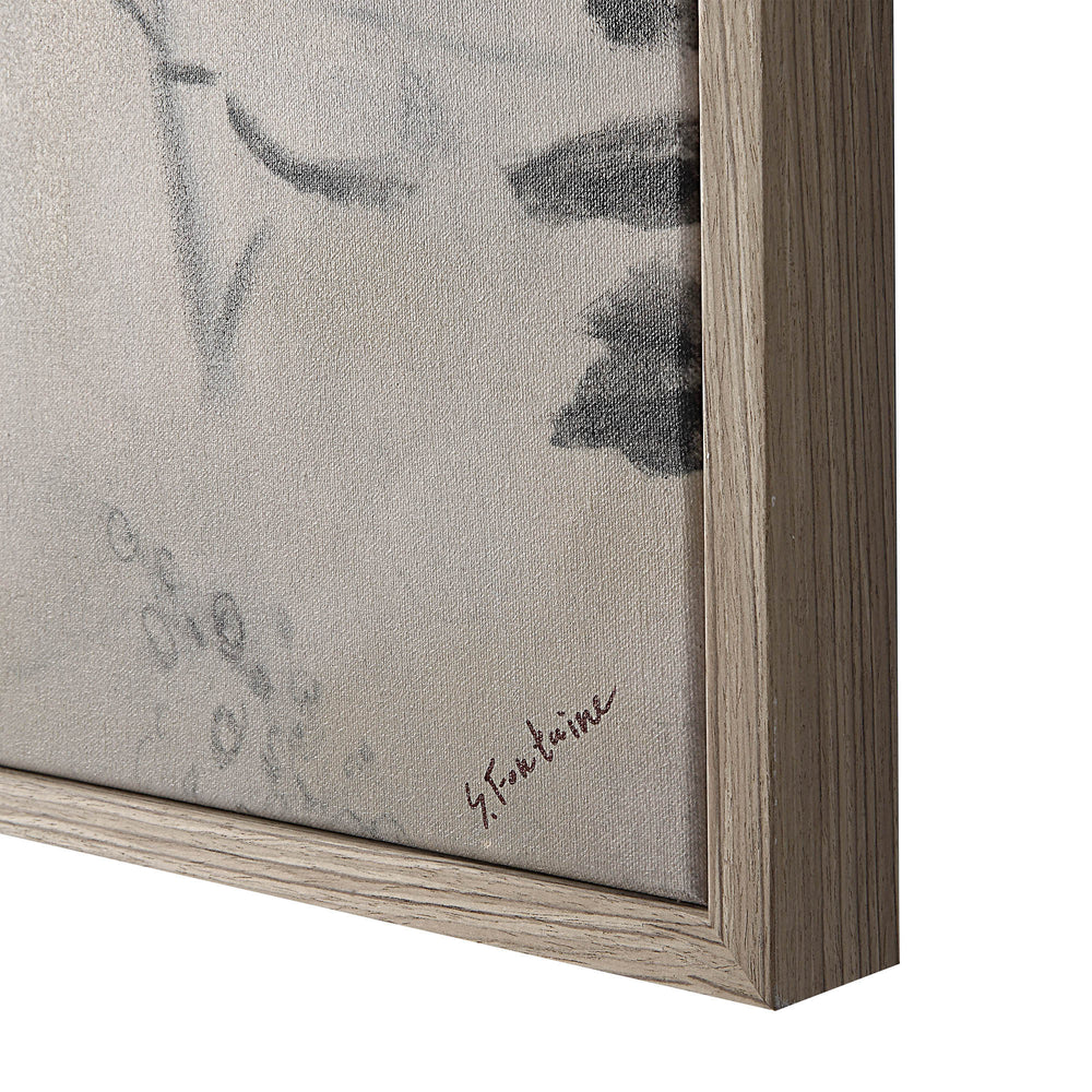 Kore 60" Wide Canvas Art, Grey - Detail Image - OL2135