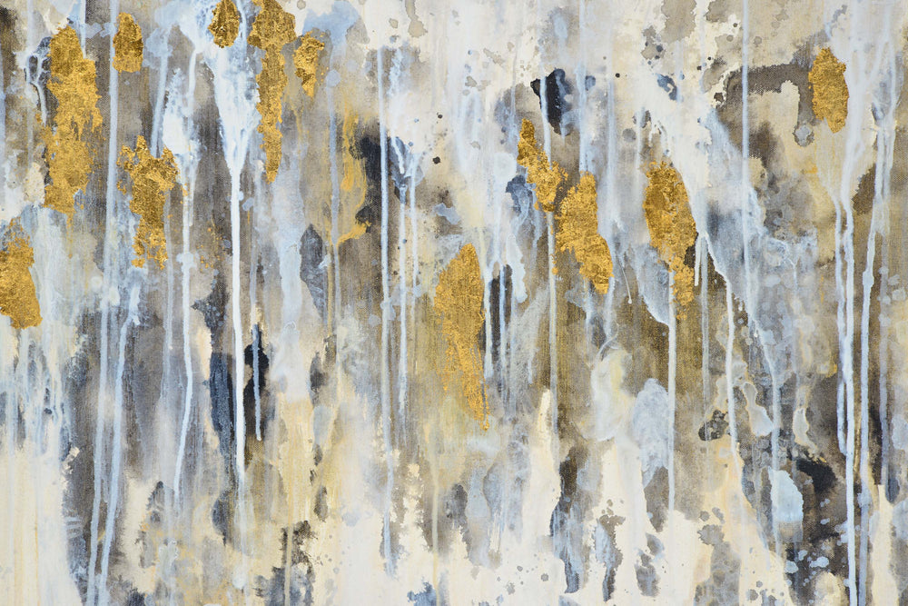 Kobi 40" Wide Canvas Art, Gold - Detail Image - OL1718