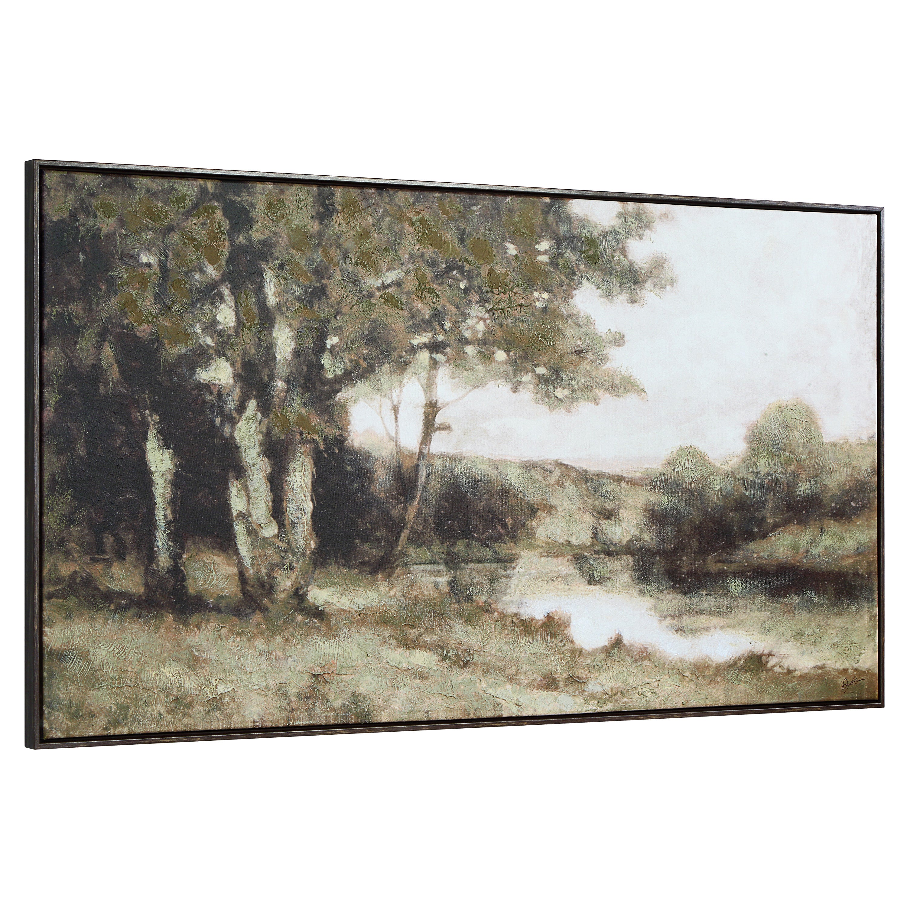 Dulcedo 30" H x 55" W Canvas Art, Brown - Angle Image - OL2217