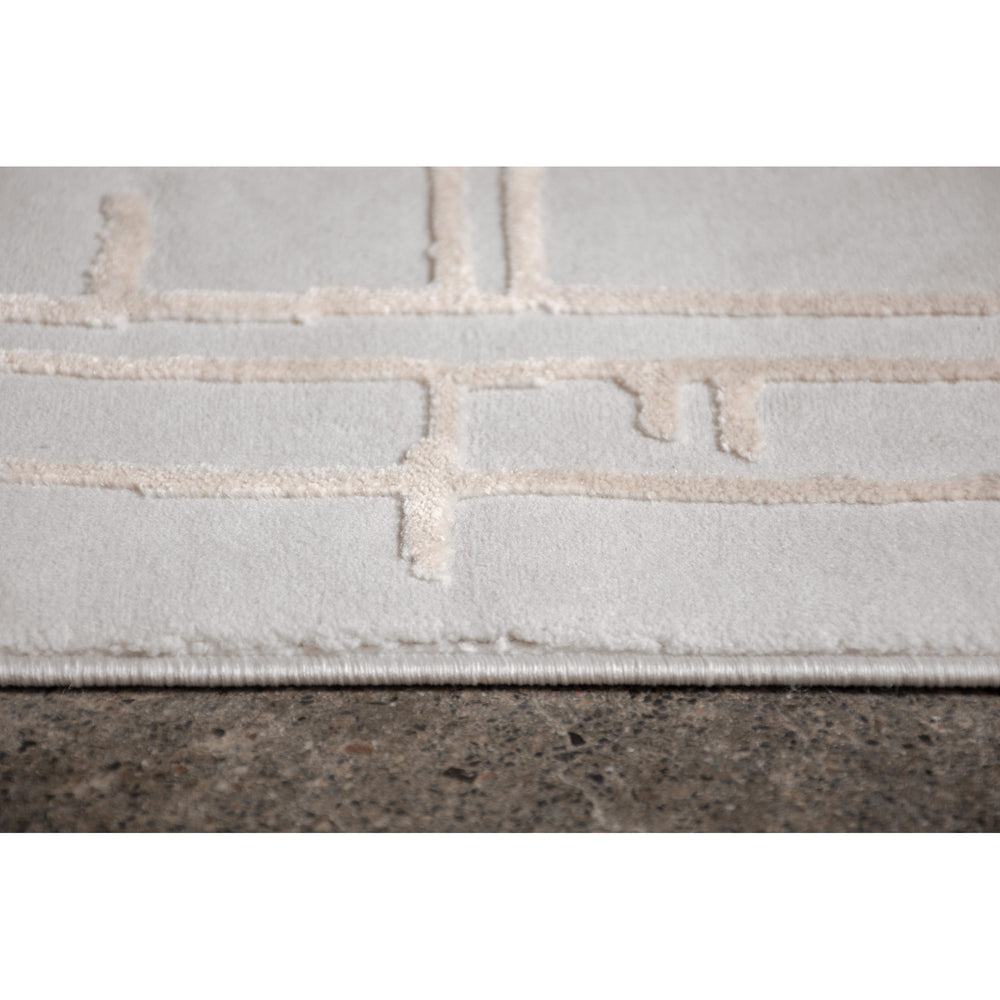 Ariella 7'10 x 10'2 Power loomed Indoor Rug, Grey - Additional Image 2 - RARI-10191-810