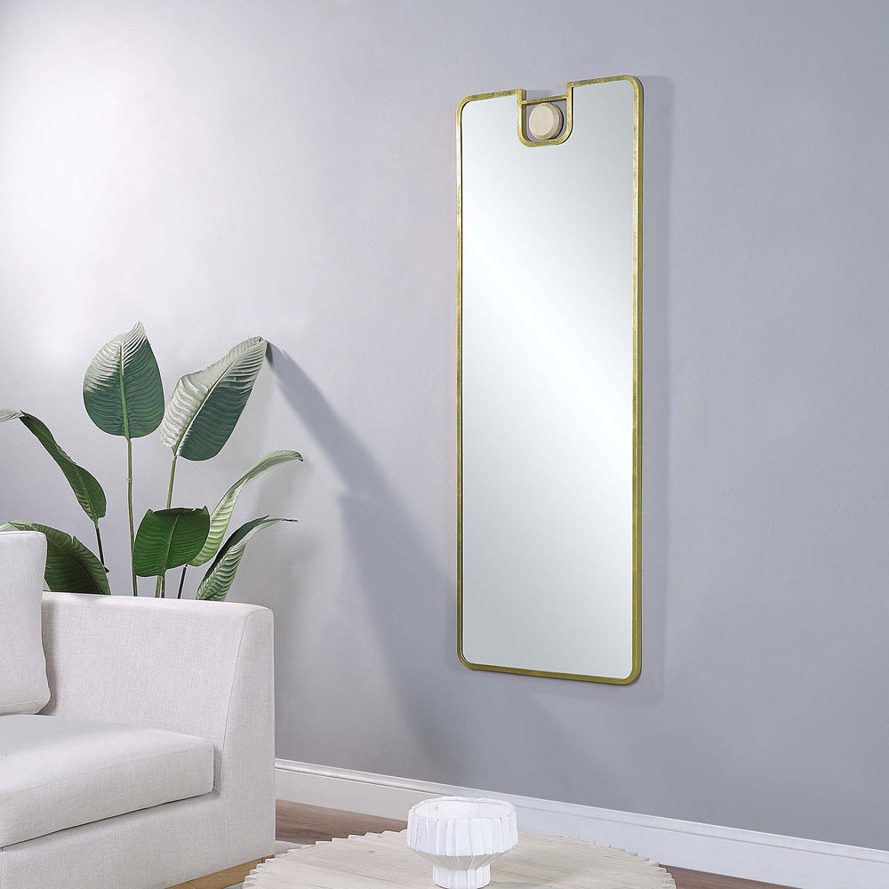 Kepler 65" Tall Rectangle Full Length Mirror, Yellow - Lifestyle Image - MT2558
