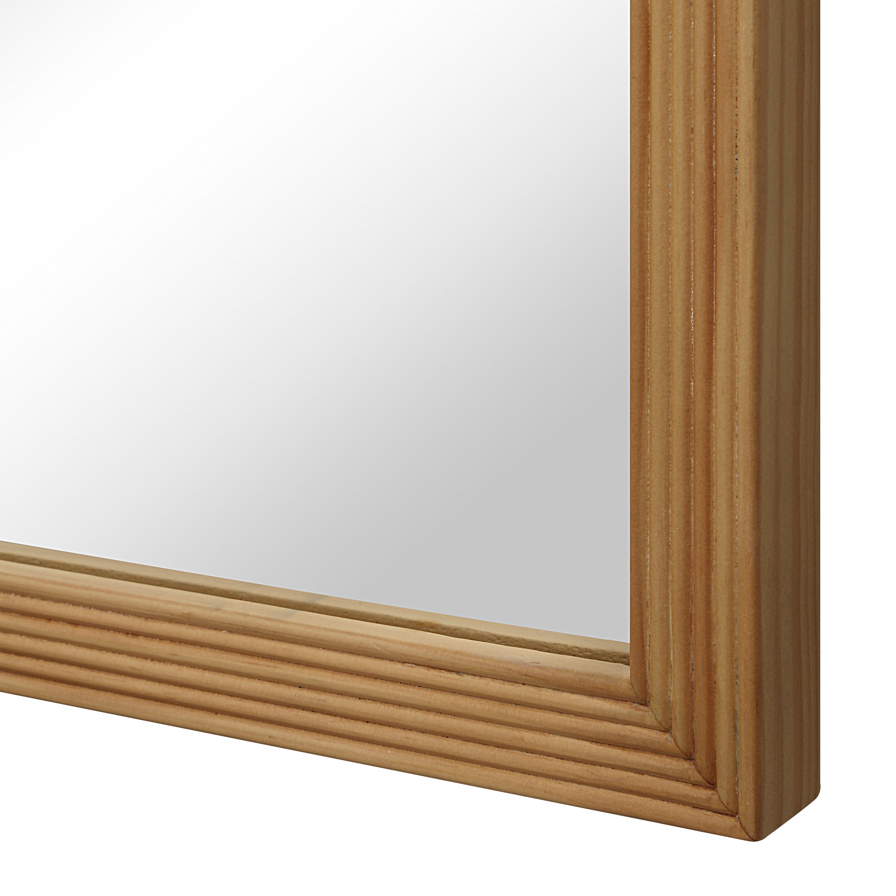Salia 40" H x 24" W Wall Mirror, Brown - Detail Image - MT2708