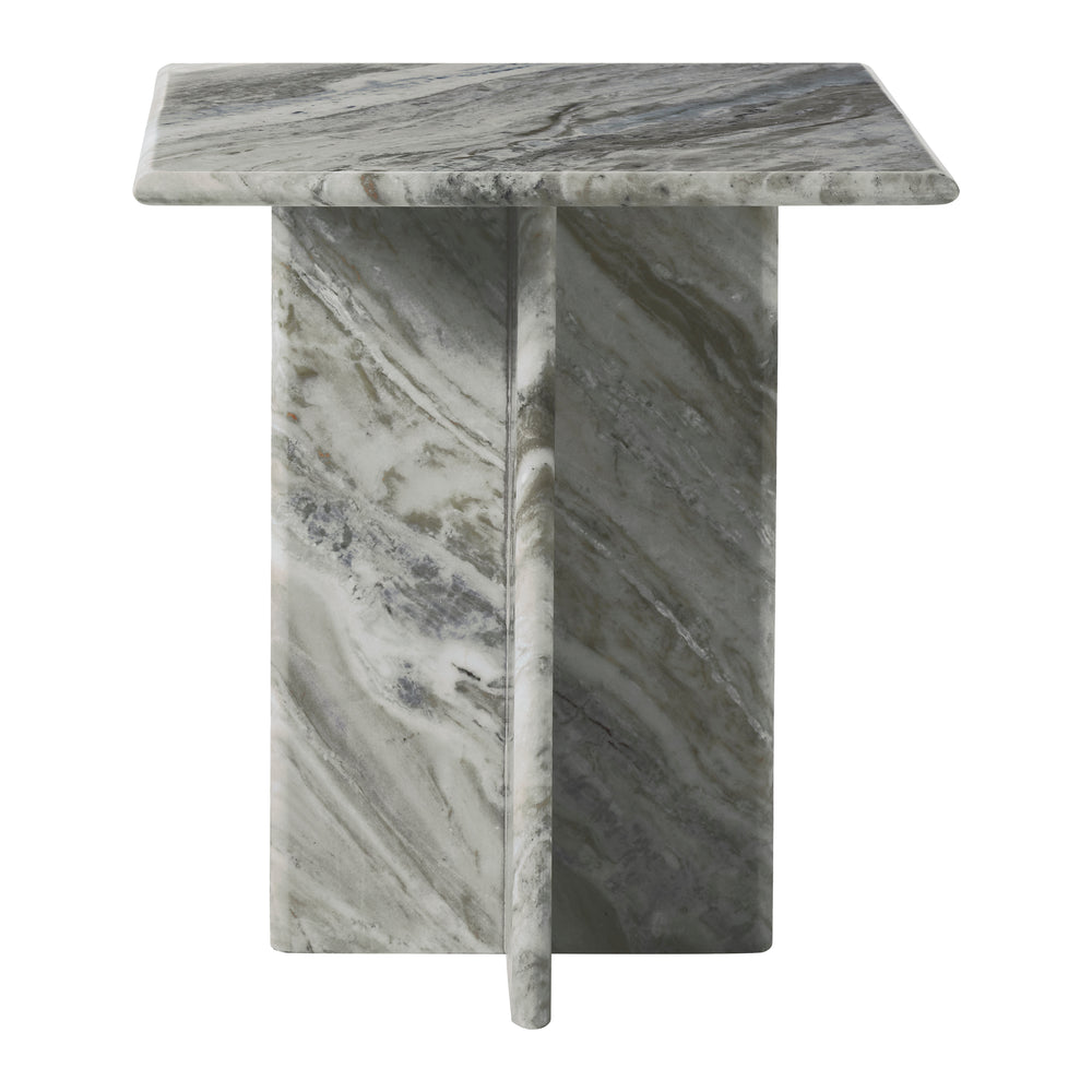 Grayson 20" Height Table, Grey - Angle Image - TA515