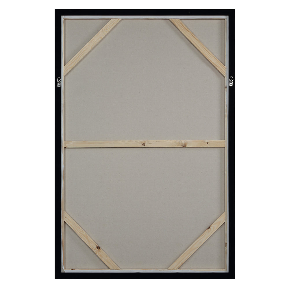 Kyra 60" H x 40" W Canvas Art, Black - Backing Image - OL2221