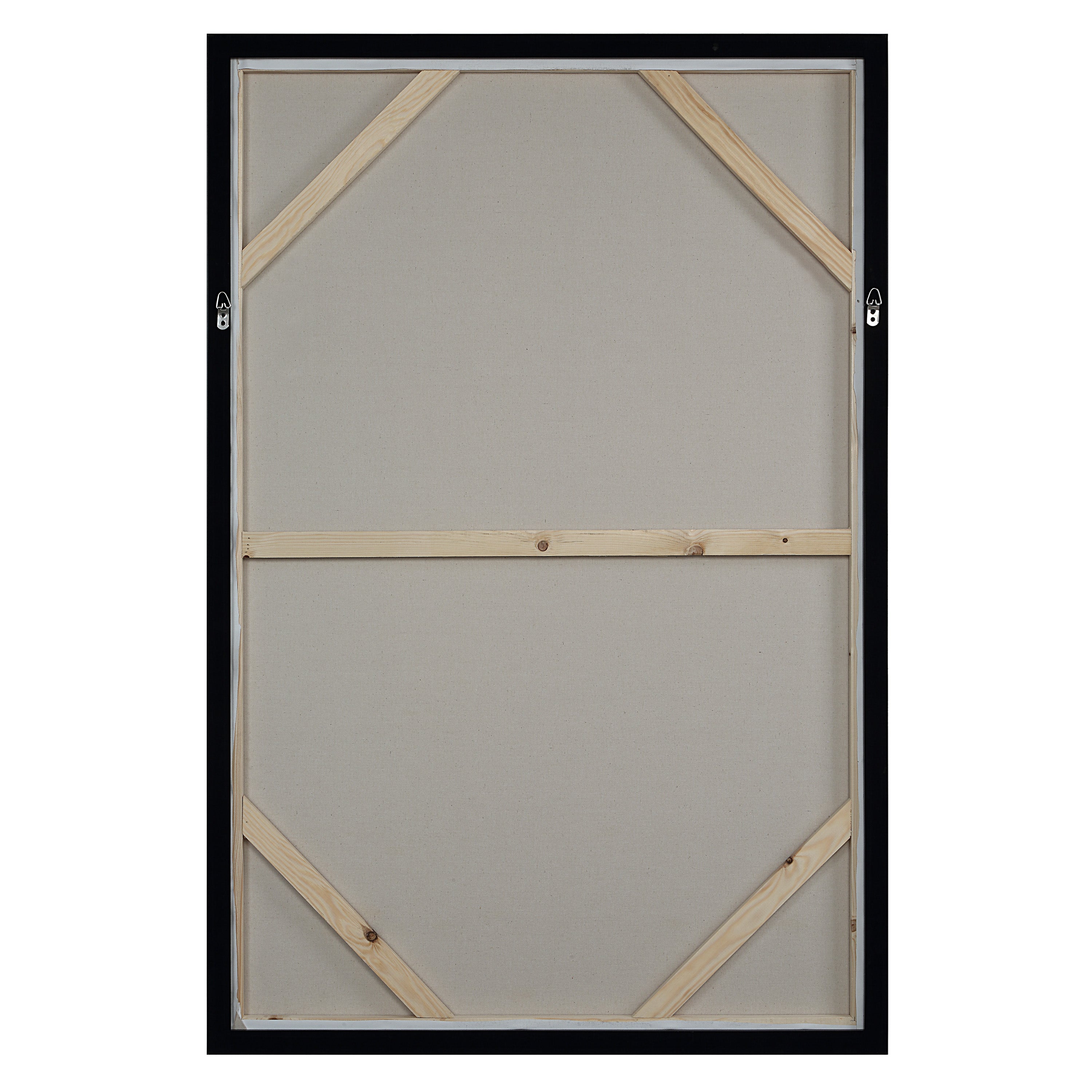 Kyra 60" H x 40" W Canvas Art, Black - Backing Image - OL2221