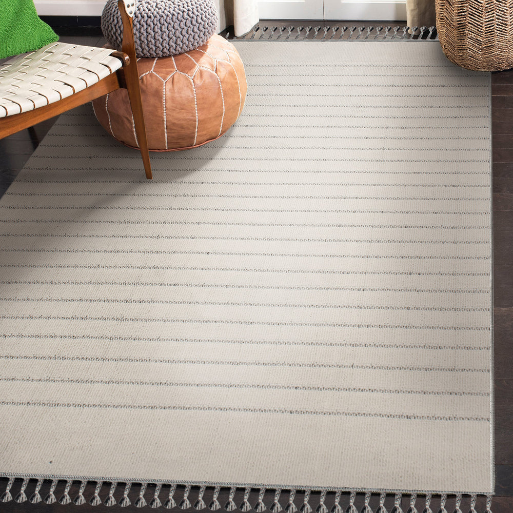 Ambrose 7'10 x 10'2 Power loomed Indoor Rug, Grey - Additional Image 2 - RAMB-10193-810