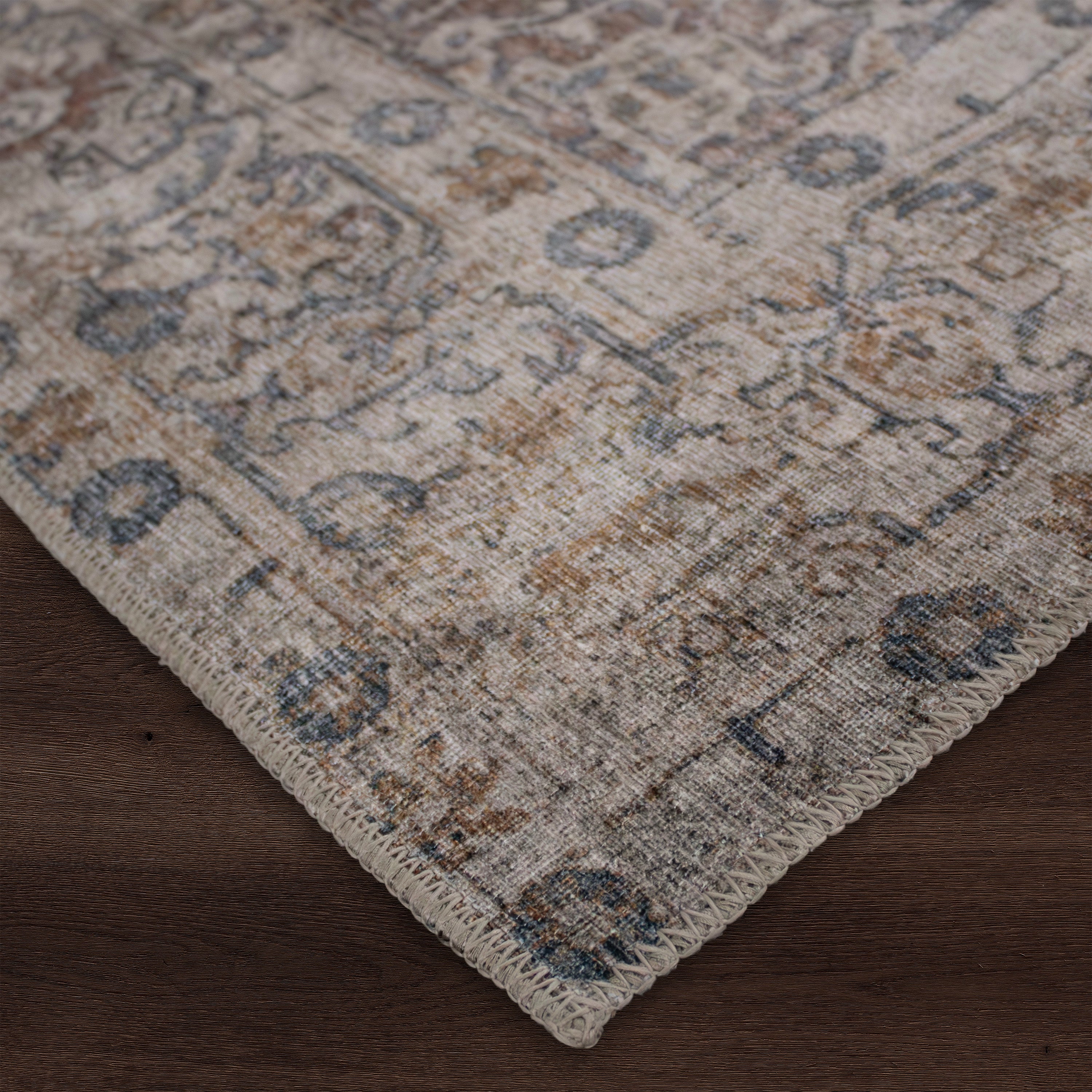 Chloe 7'6" x 10'2" ft Handwoven Indoor Rug, Multicolour - Angle Image - RCHL-51182-810