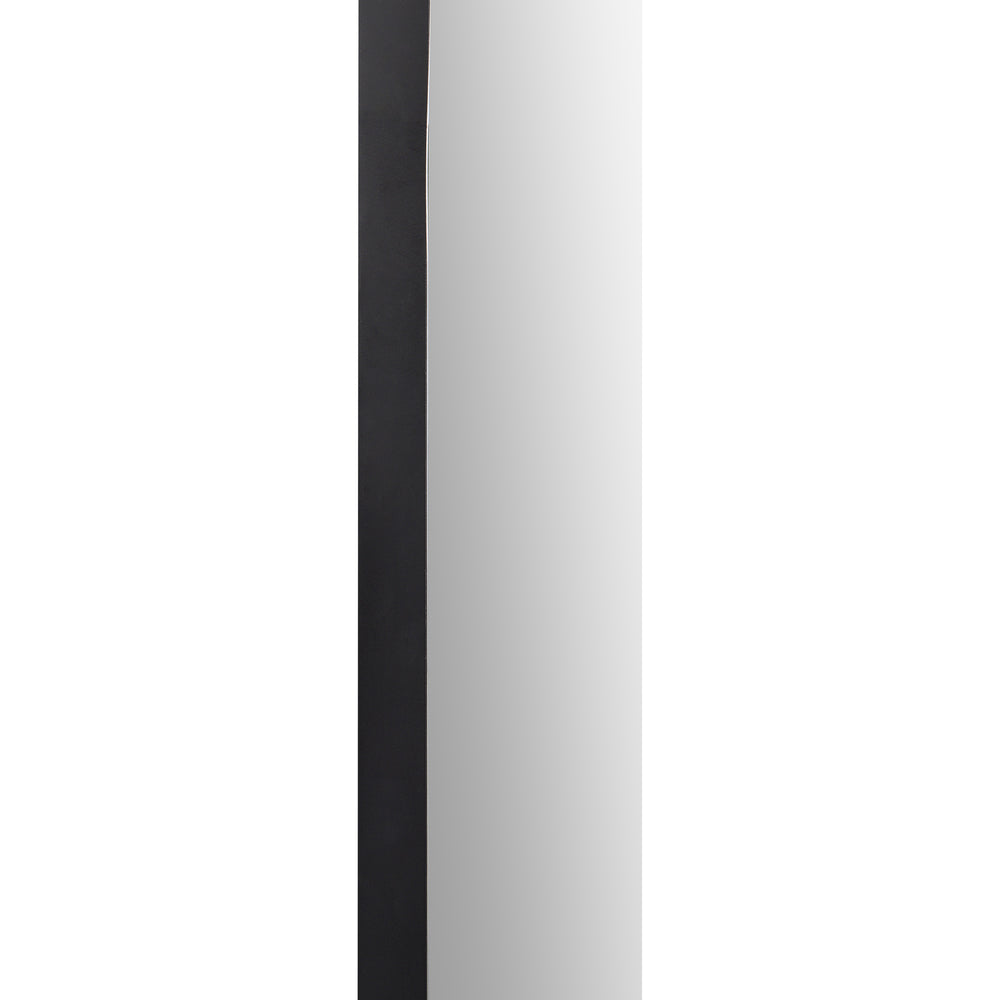 Webster 40" Tall Oval Wall Mirror, Black - Additional Image 2 - MT2394