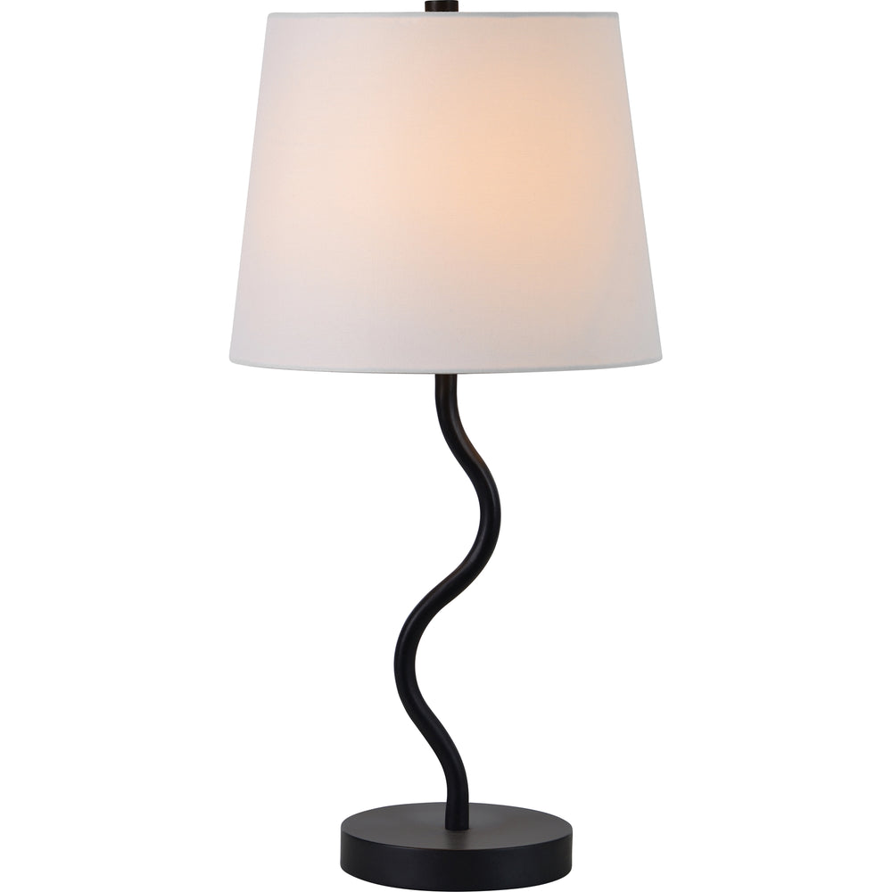Mayssa 19.75" Length Table Lamp, Matte Black - Additional Image 2 - LPT1232