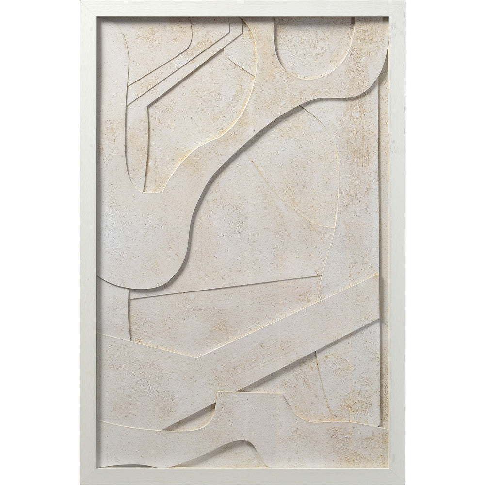 Pathfinder 20" Wide Wall Art, Off-white - Additional Image 3 - W6703