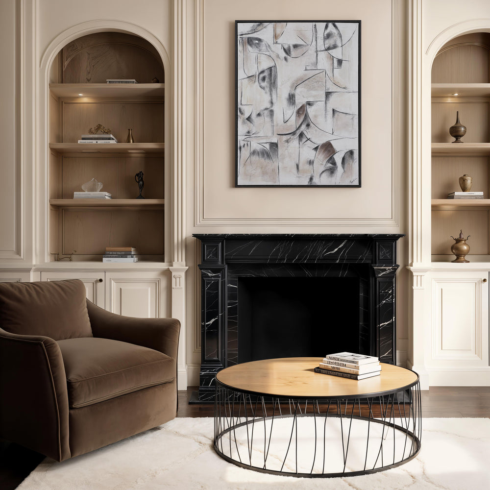 Yann 40" H x 30" W Canvas Art - White Label Lifestyle Image - OL2234